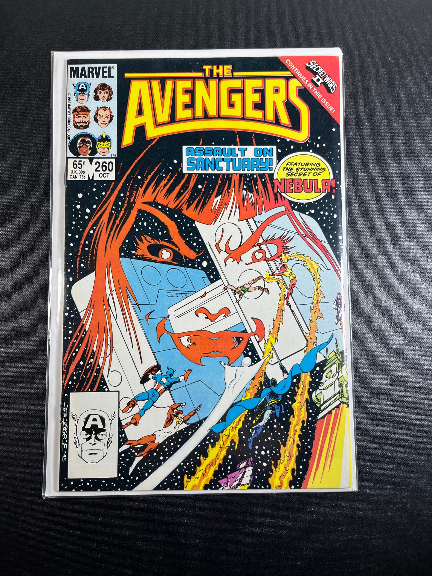 The Avengers #260 Vol. 1 Secret Wars II Marvel Comics