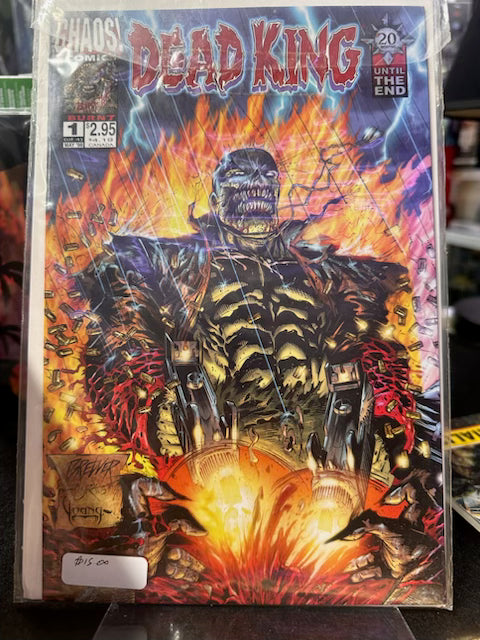DEAD KING # 1 BURNT CHAOS COMICS 1998 HORROR