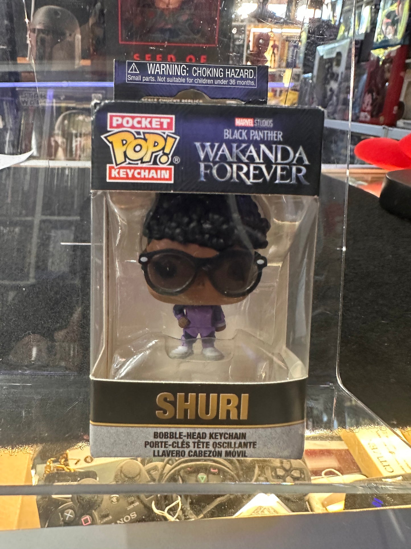 Wakanda Forever Shuri with Sunglasses Pop Keychain