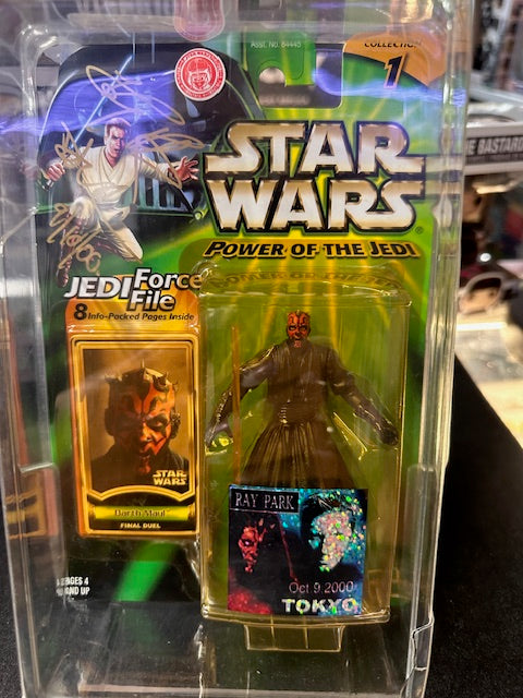 Star Wars Power of the Jedi Darth Maul (Final Duel) Action Signed Figure