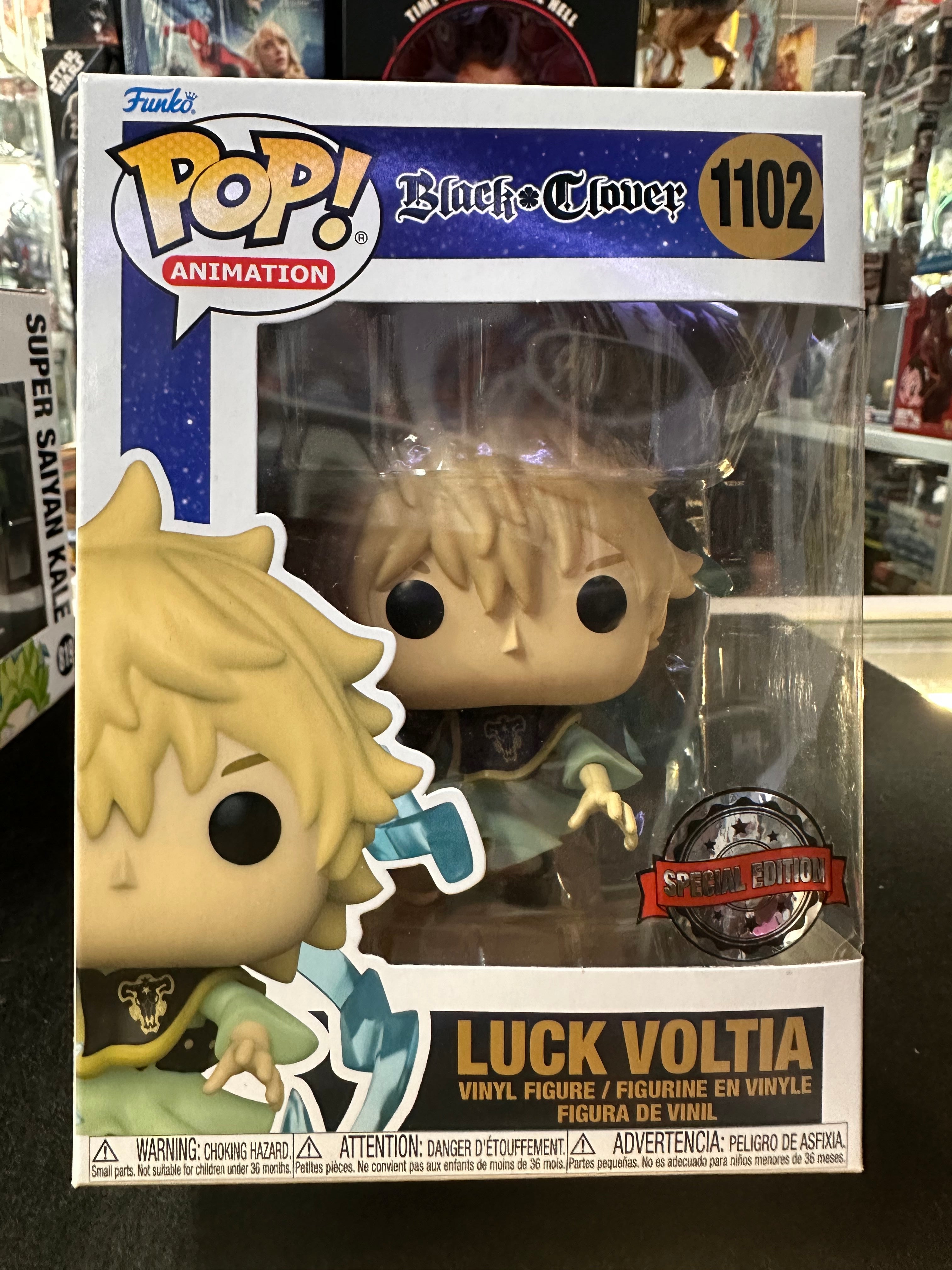 Funko Pop Black Clover 1102 Luck Voltia Special Edition AAA Anime Exclusive