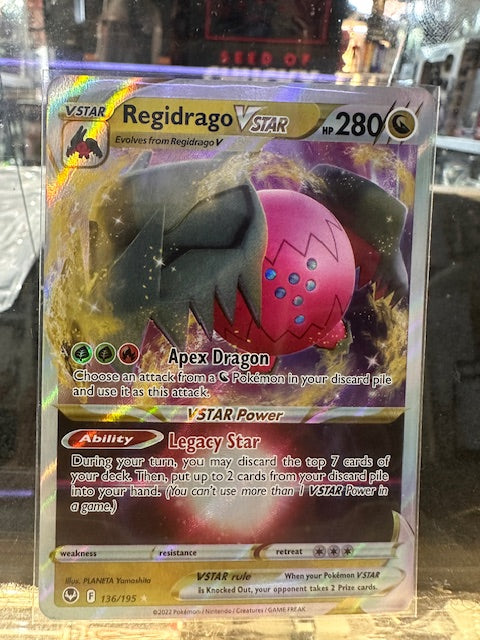 Regidrago VSTAR 136/195 Silver Tempest Play! Pokemon Promo Pokemon Car –  Captain Comics and Collectables Pty Ltd