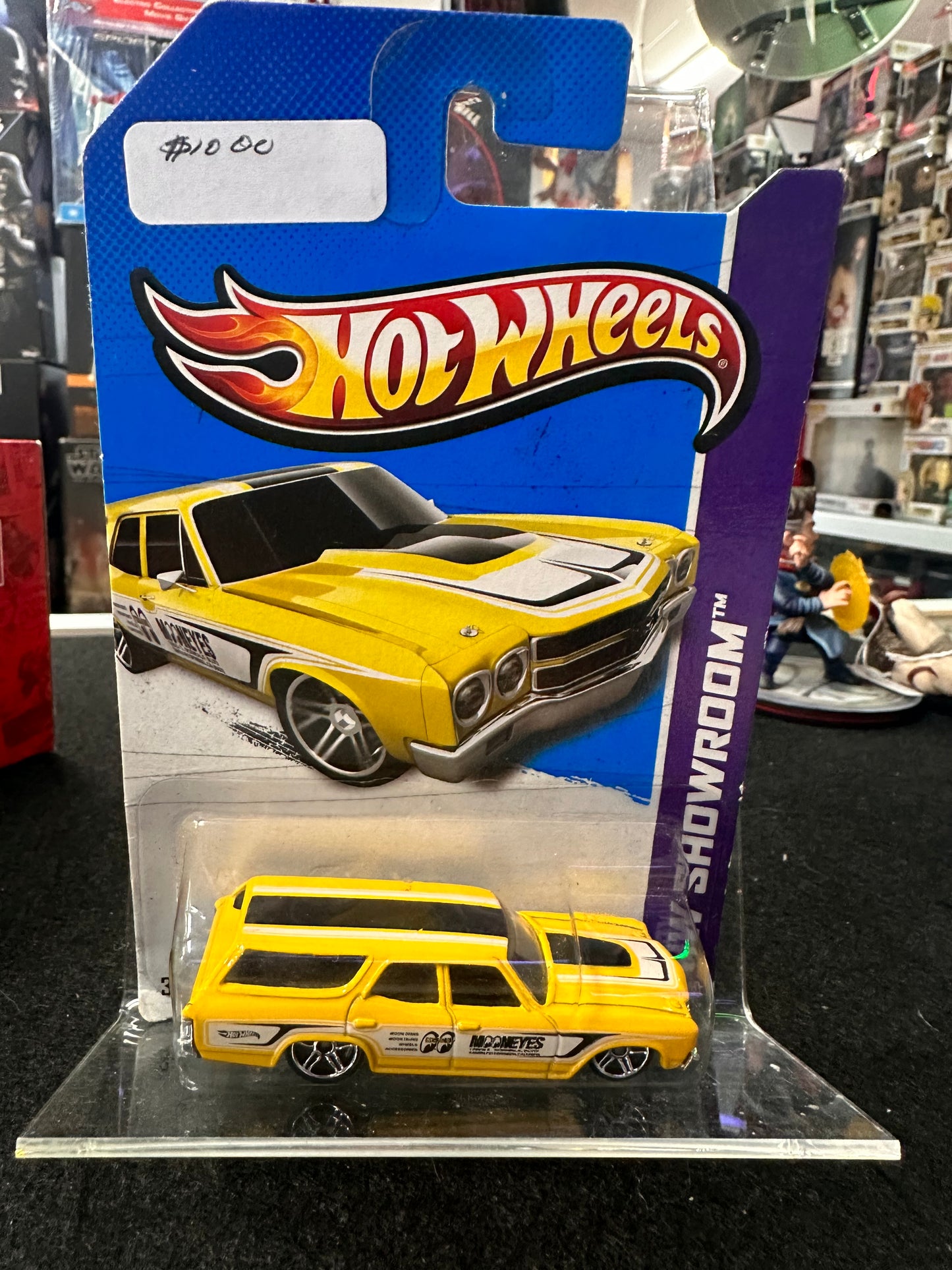Hot Wheels Mainline / '70 Chevy Chevelle SS Wagon - Yellow - Mooneyes