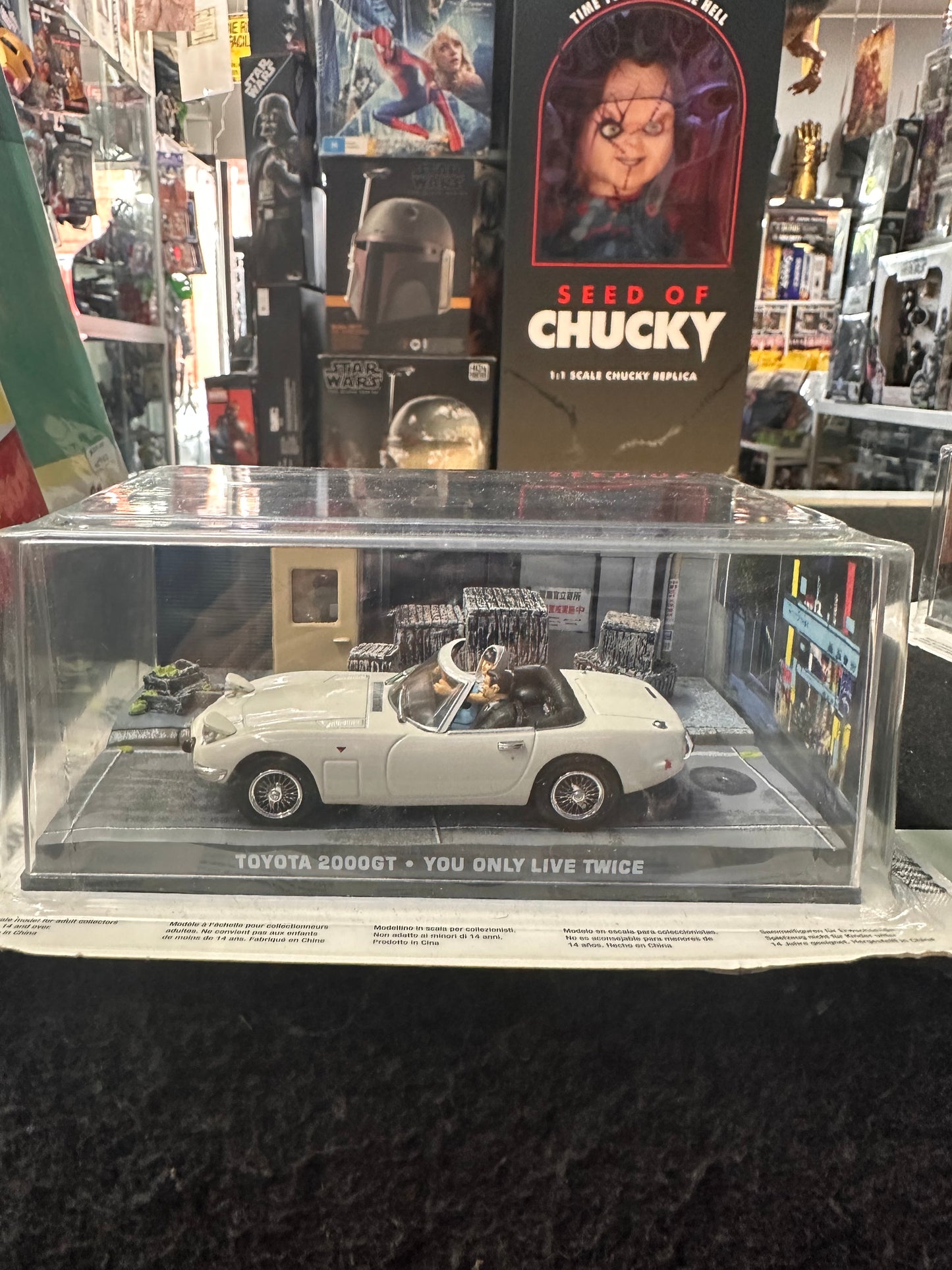 JAMES BOND Diecast Toyota 2000GT Scale 1:43 YOU ONLY LIVE TWICE