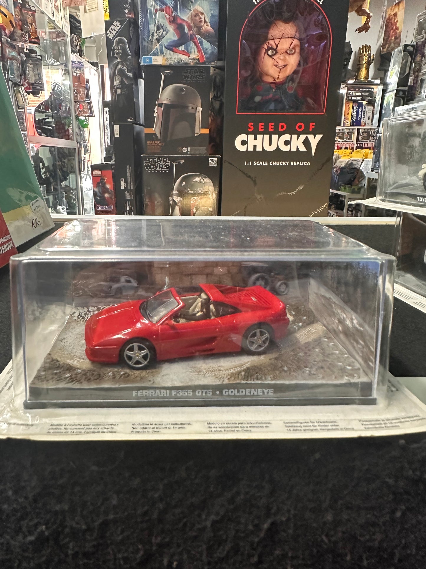 GE Fabbri 2007 James Bond 007 Collection Ferrari F355 GTS from "Goldeneye"