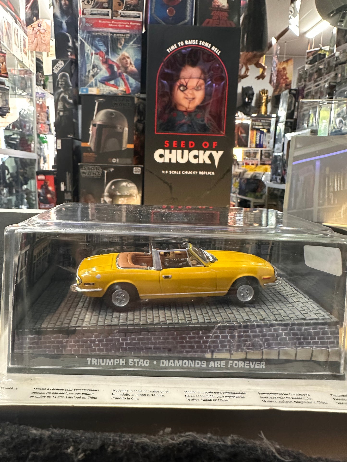 James Bond 007 Triumph Stag Diamonds Are Forever 1:43 Diecast Car Eaglemoss