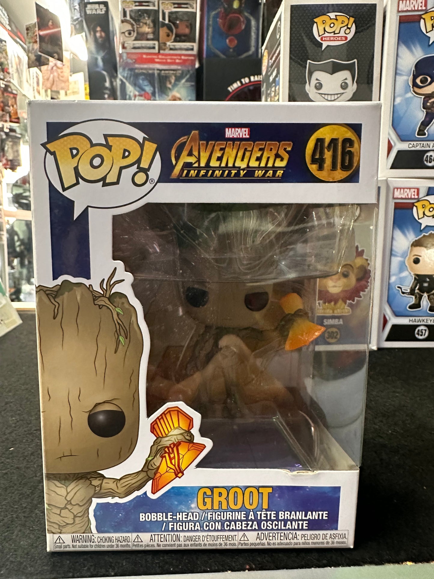 POP #416 Groot (Stormbreaker) Marvel Avengers Captain Comics and Collectables Pty Ltd