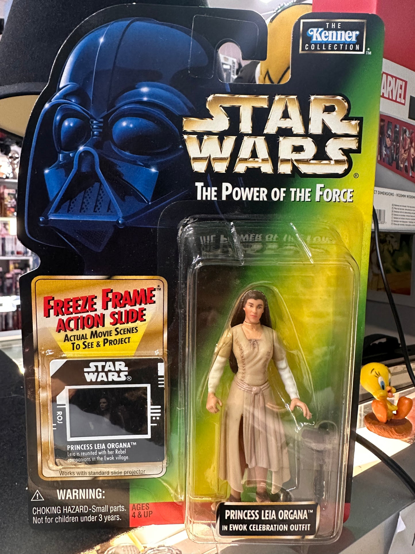 Star Wars Power Of The Force 2 POTF Figure - Freeze Frame - Princess Leia Organa