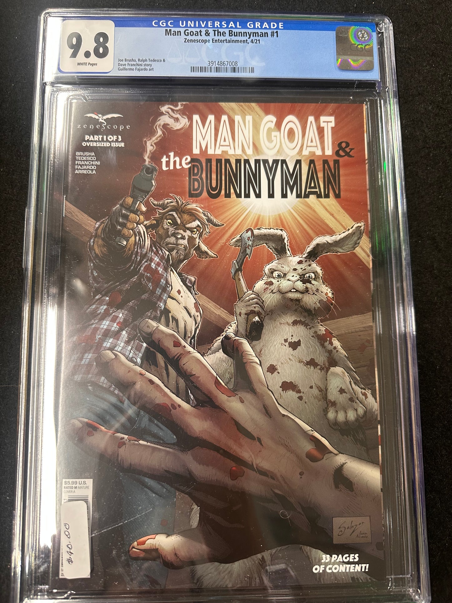 Man Goat and The Bunnyman #1 - 2021 - CGC 9.8