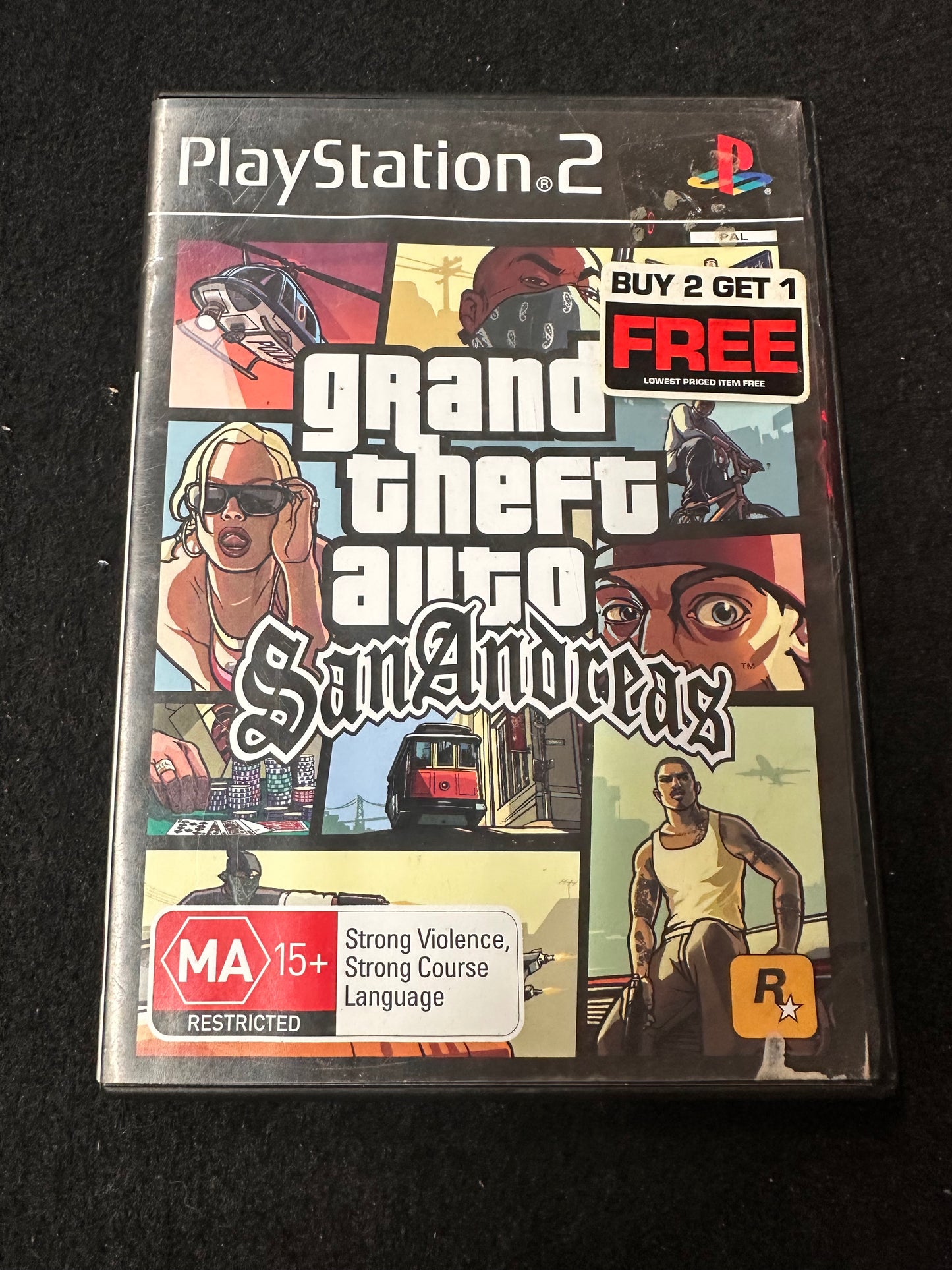 PLAYSTATION 2 GRAND THEFT AUTO SAN ANDREA