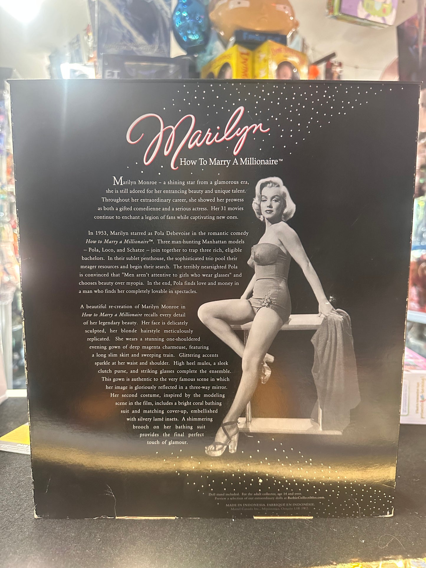COLLECTORS EDITION MARILYN HOW TO MARRY A MILLIONAIRE DOLL
