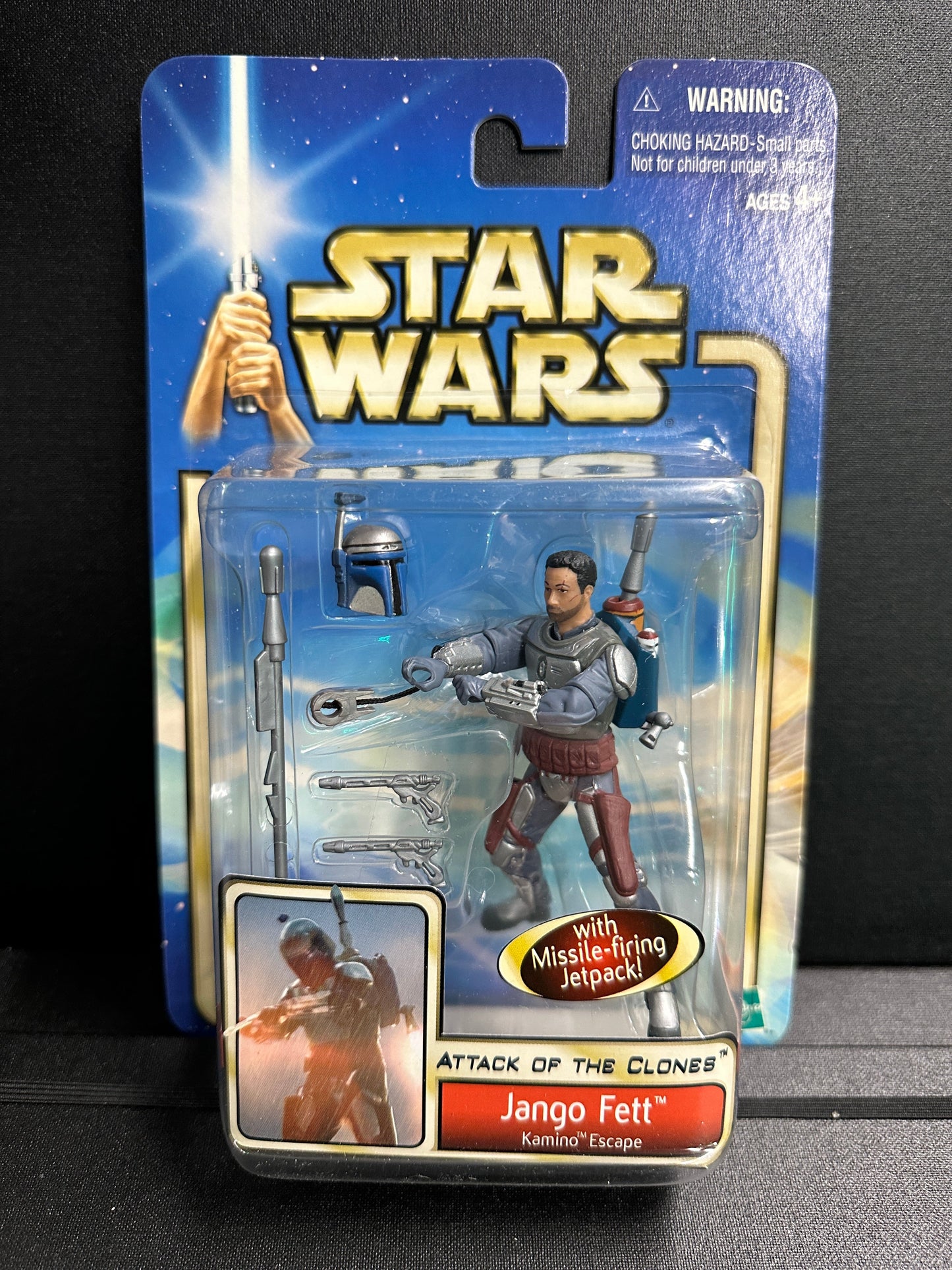 Jango Fett | 2002 Hasbro Star Wars Attack of the Clones 3.75" Figure Hasbro