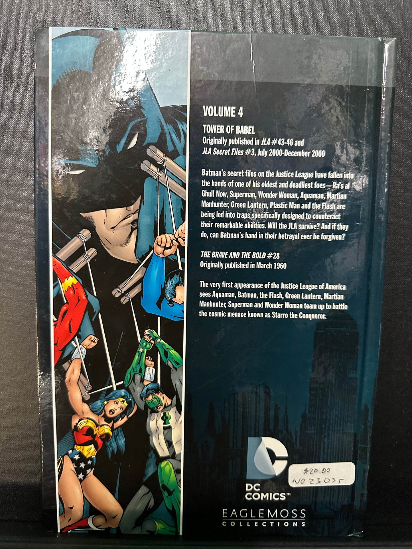 DC Comics JLA - Tower of Babel Graphic Novel Eaglemoss Collections Hardcover Vol 4 Captain Comics and Collectables Pty Ltd