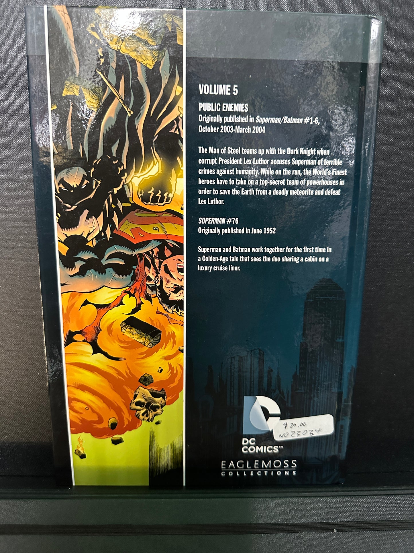 DC Comics Superman Batman - Public Enemies Graphic Novel Eaglemoss Collections Hardcover Vol 5