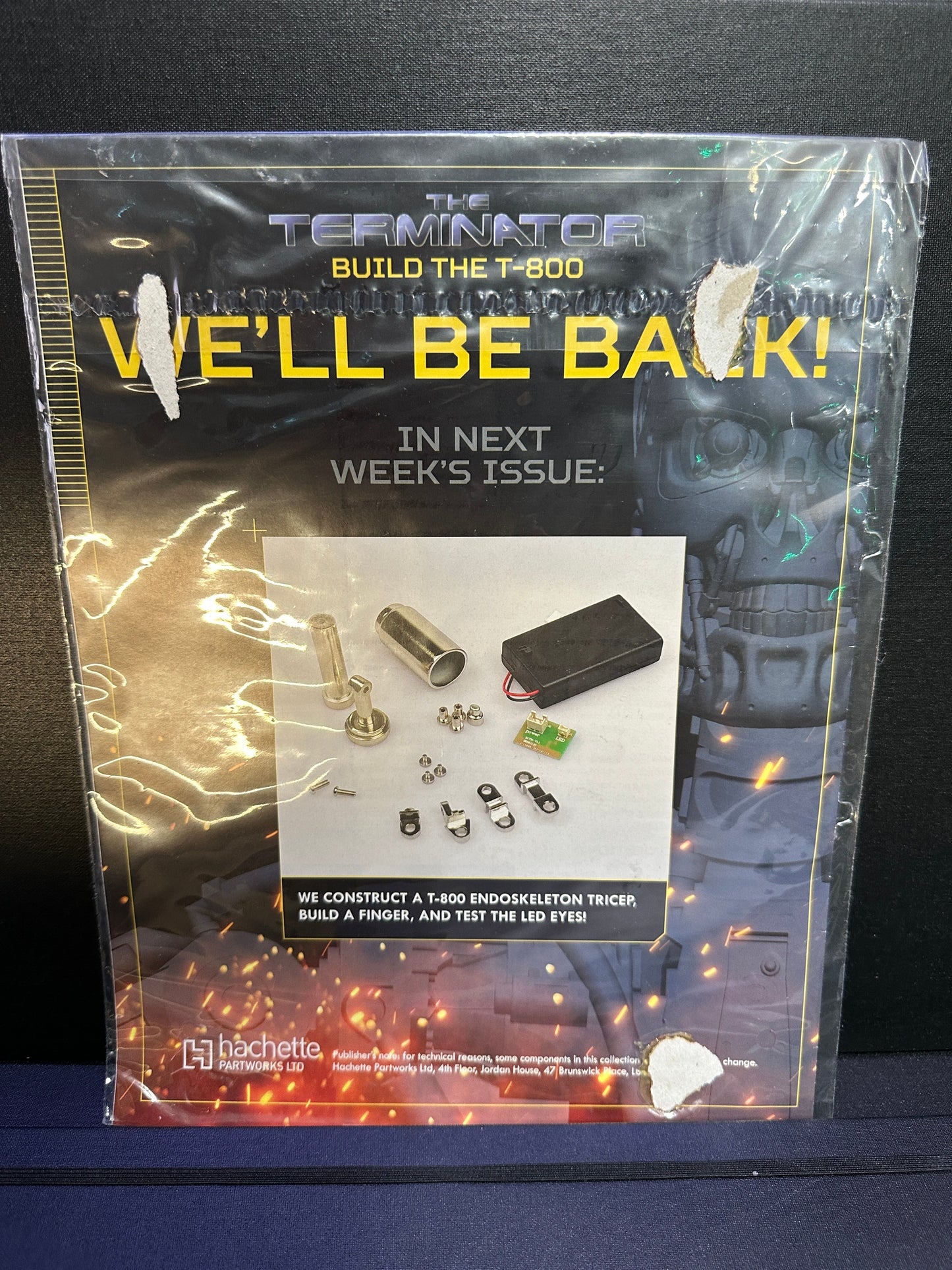 The Terminator: Build the T-800 Kit Magazine #2 and Parts | Hachette Partworks Captain Comics and Collectables Pty Ltd