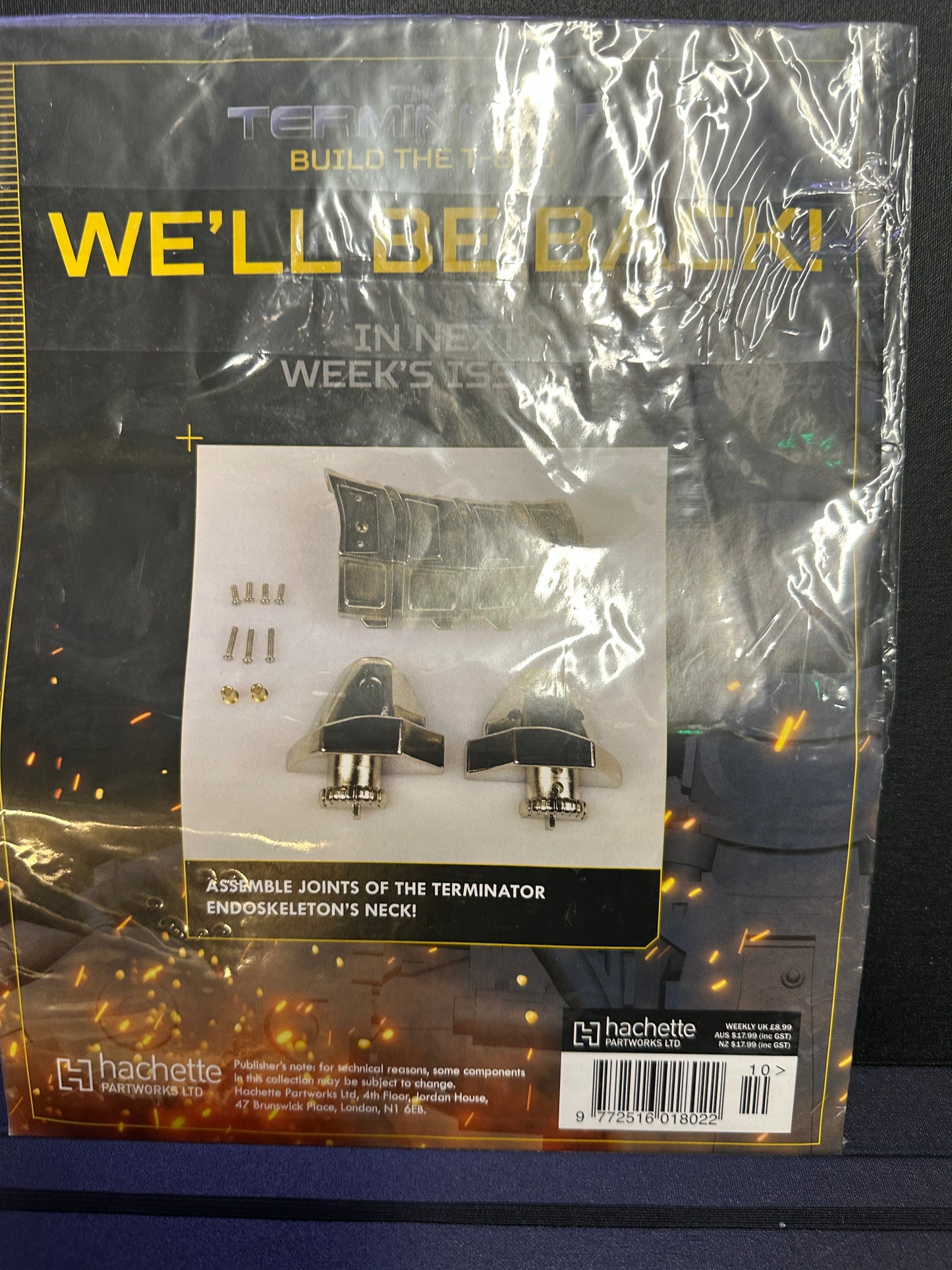 The Terminator: Build the T-800 Kit Magazine #10 and Parts | Hachette Partworks