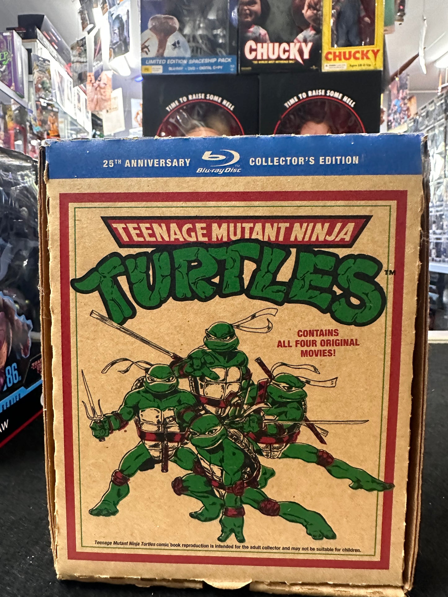 TEENAGE MUTANT NINJA TURTLES 25TH ANNIVERSARY BLURAY 4 MOVIE PACK