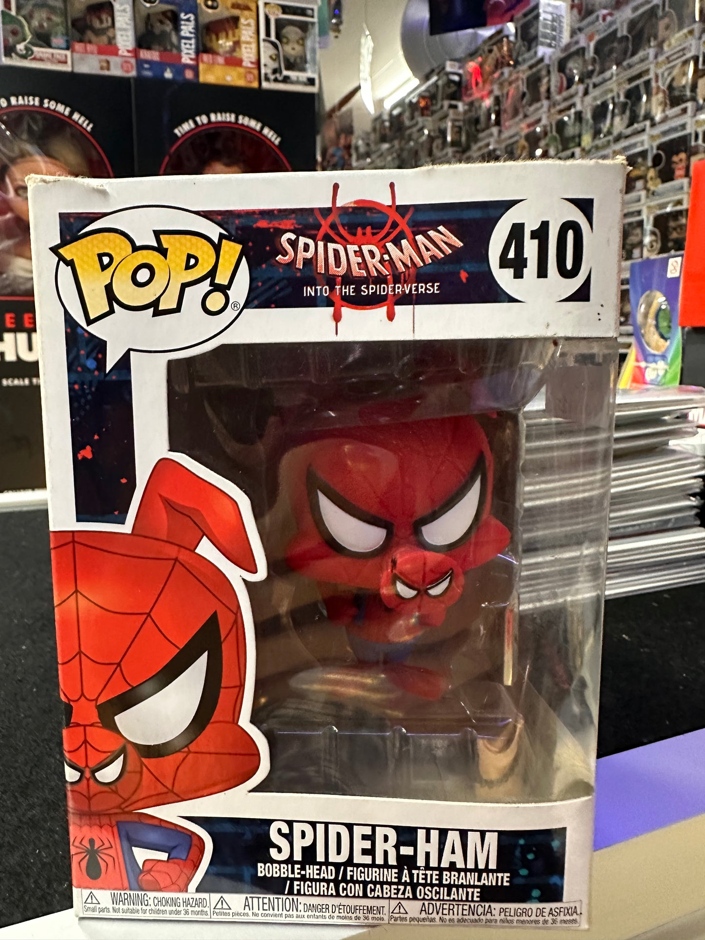 FUNKO POP MARVEL SPIDER-MAN SPIDER-HAM #410