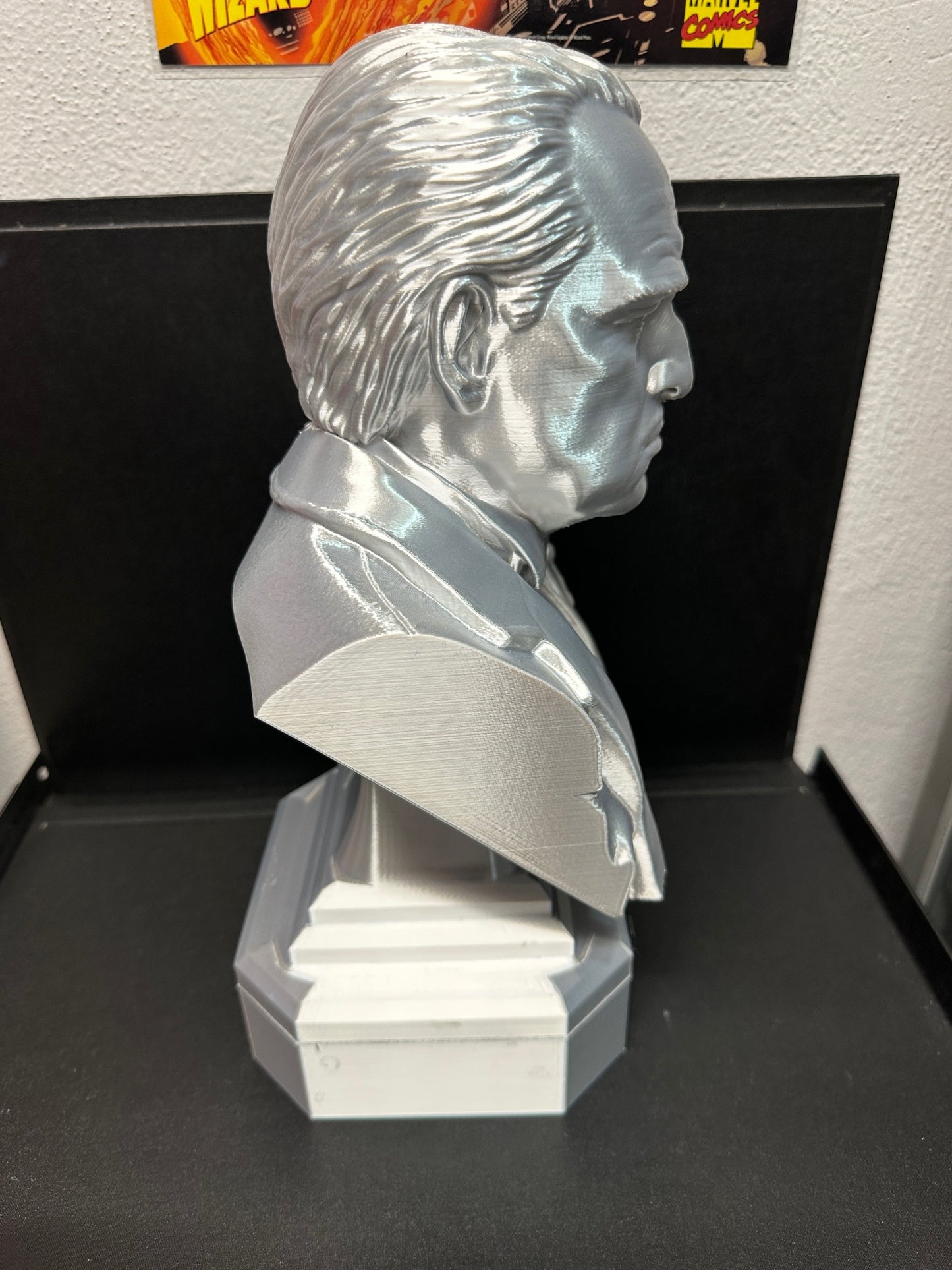 The Godfather Don Vito Corleone Bust Custom Statue - Palermo Platinum