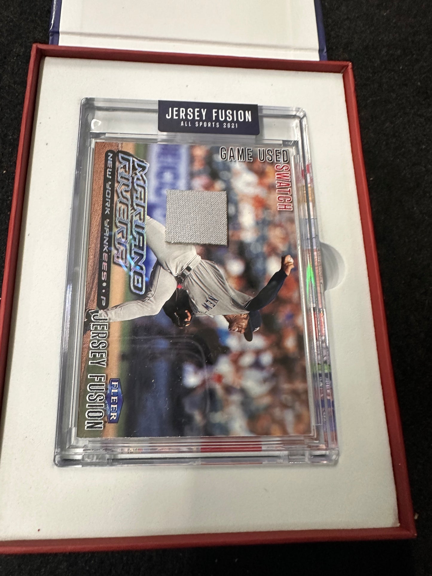 JERSEY FUSION ALL SPORTS 2021 EDITION SPORTS CARDS MARIANO RIVERA JF-MR96