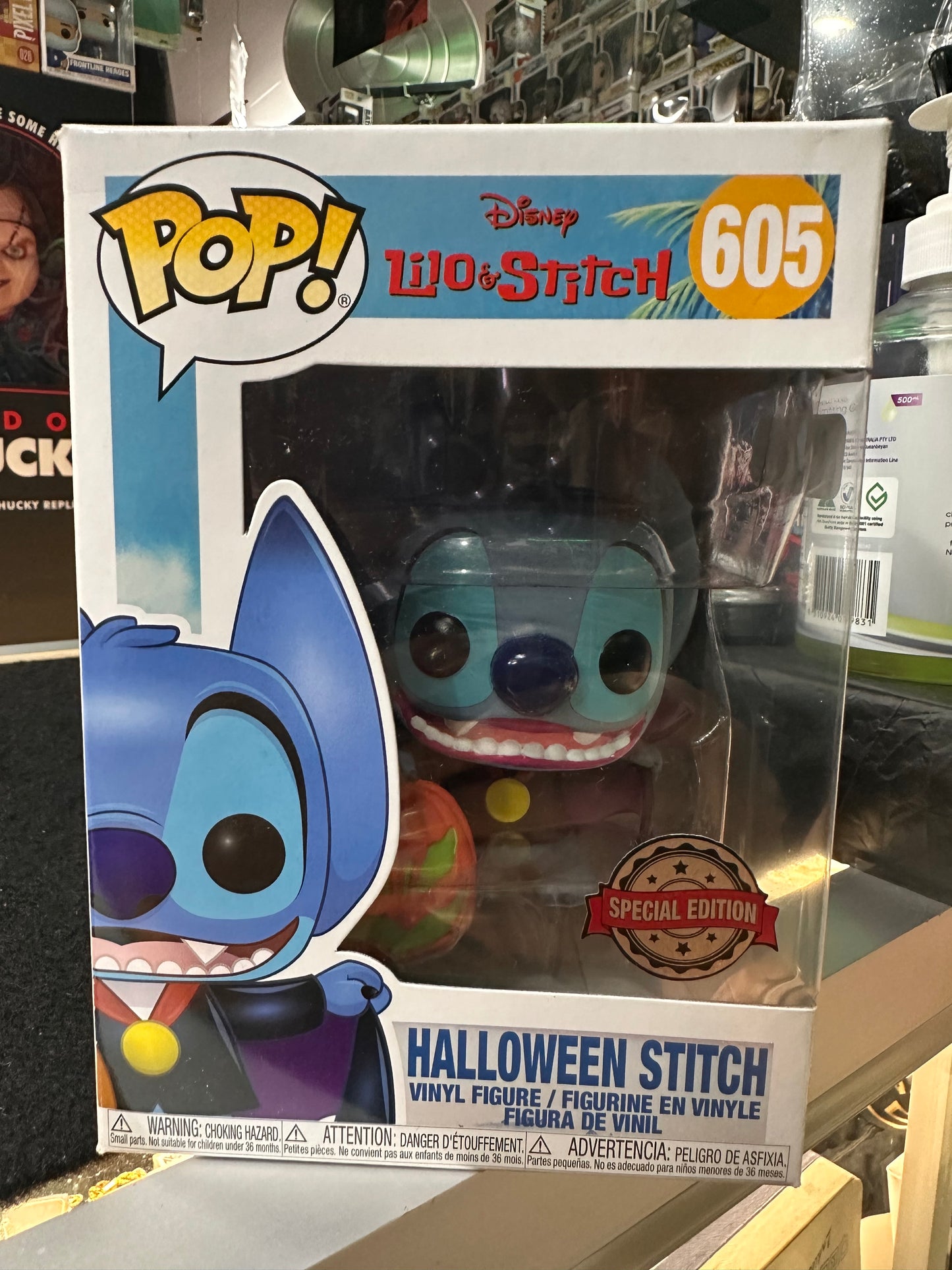 FUNKO POP DISNEY LILO & STITCH HALLOWEEN STITCH #605 SPECIAL EDITION