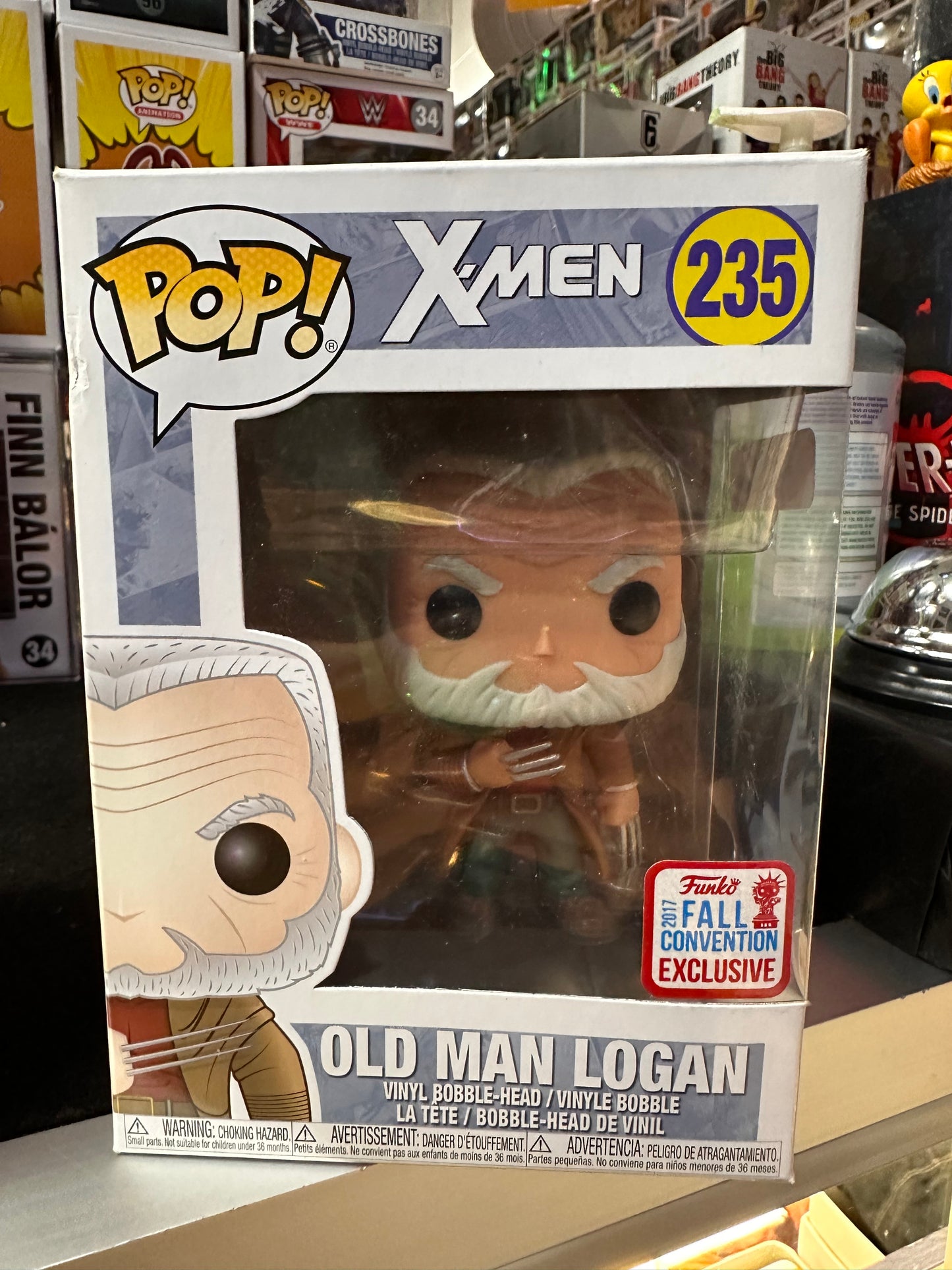 FUNKO POP MARVEL X-MEN OLD MAN LOGAN # 235 2017 FALL CONVENTION