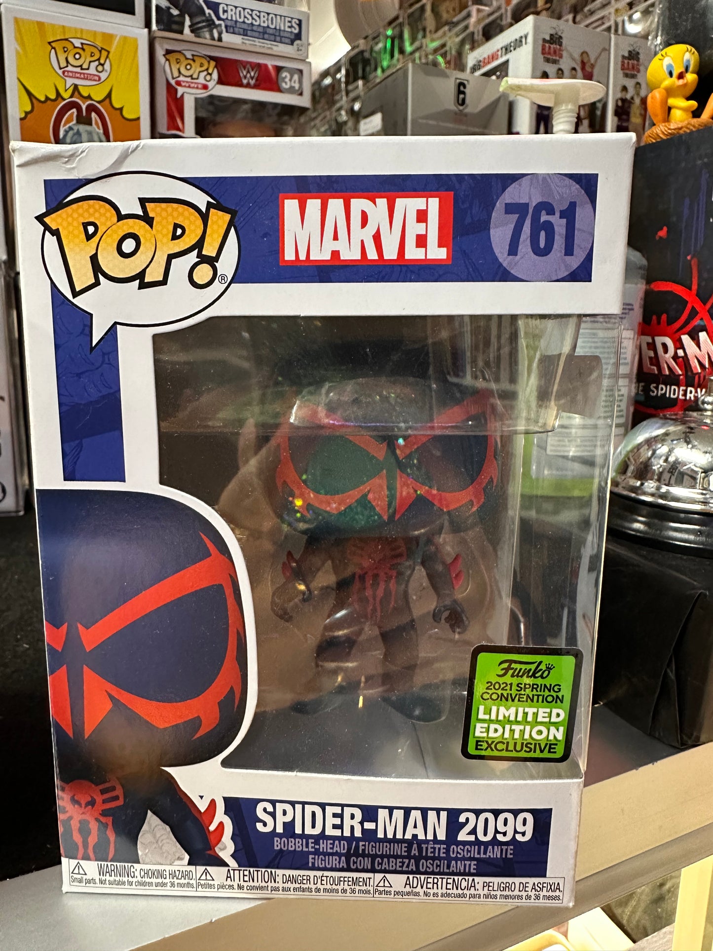 FUNKO POP MARVEL SPIDER-MAN 2099 LIMITED EDITION EXCLUSIVE #761