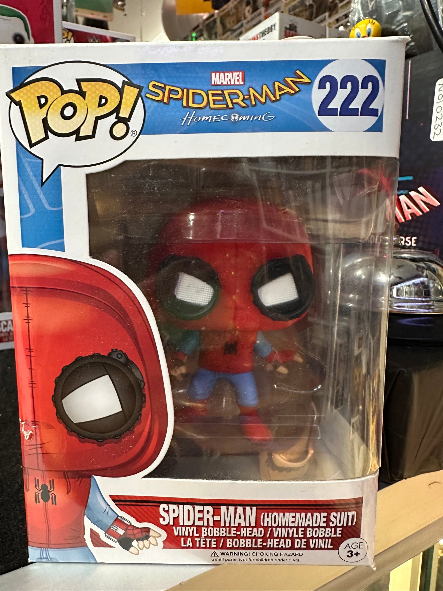 FUNKO POP MARVEL SPIDER-MAN (HOMEMADE SUIT) #222