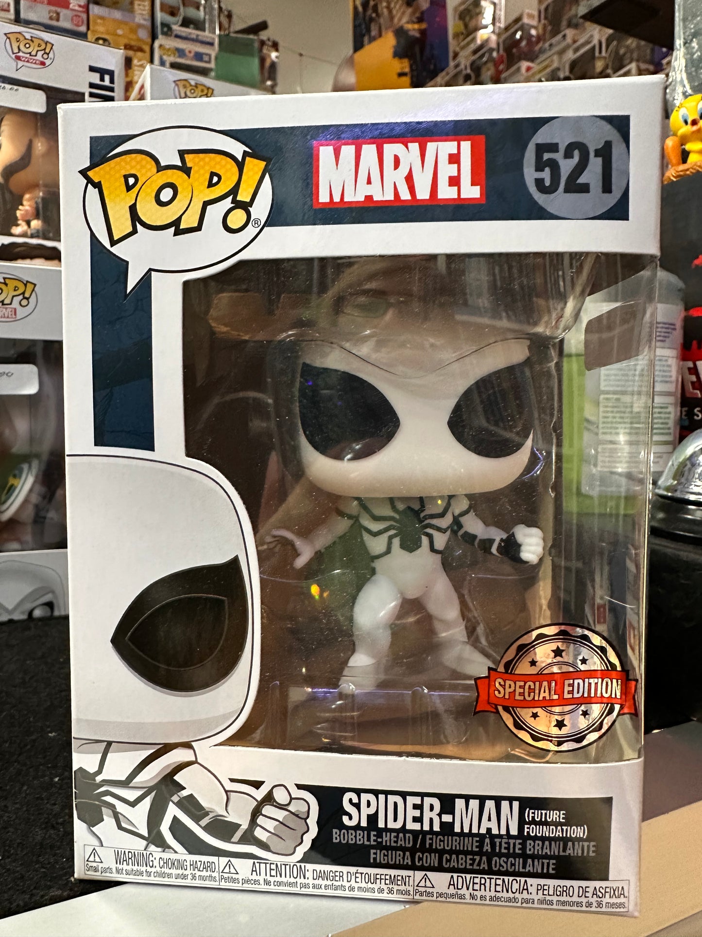 FUNKO POP MARVEL SPIDER-MAN (FUTURE FOUNATION) #521