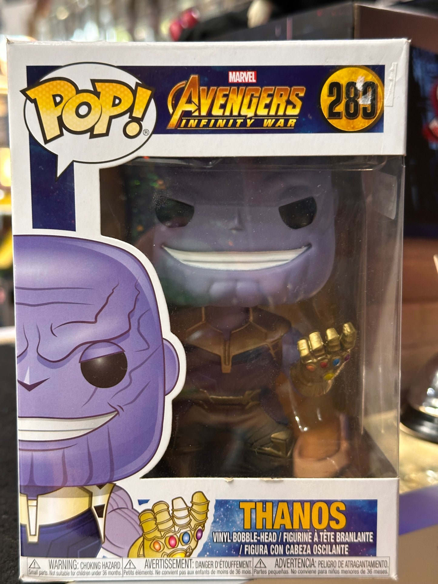 FUNKO POP MARVEL AVENGERS INFINITY WAR THANOS #280
