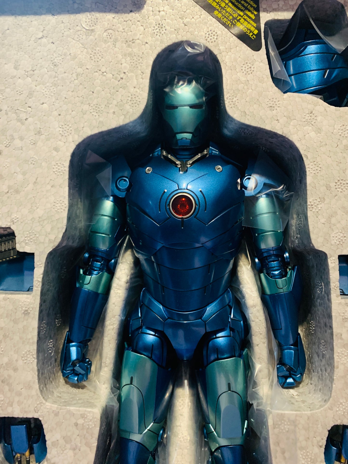 HOT TOYS MARVEL IRON MAN MARK 111 DIECAST SIDESHOW EXCLUSIVE STEALTH MODE