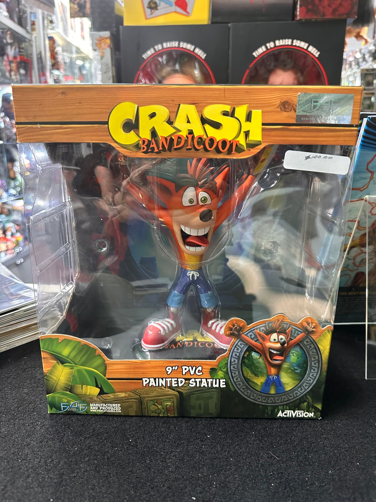 CRASH BANDICOOT 9" PVC STATUE