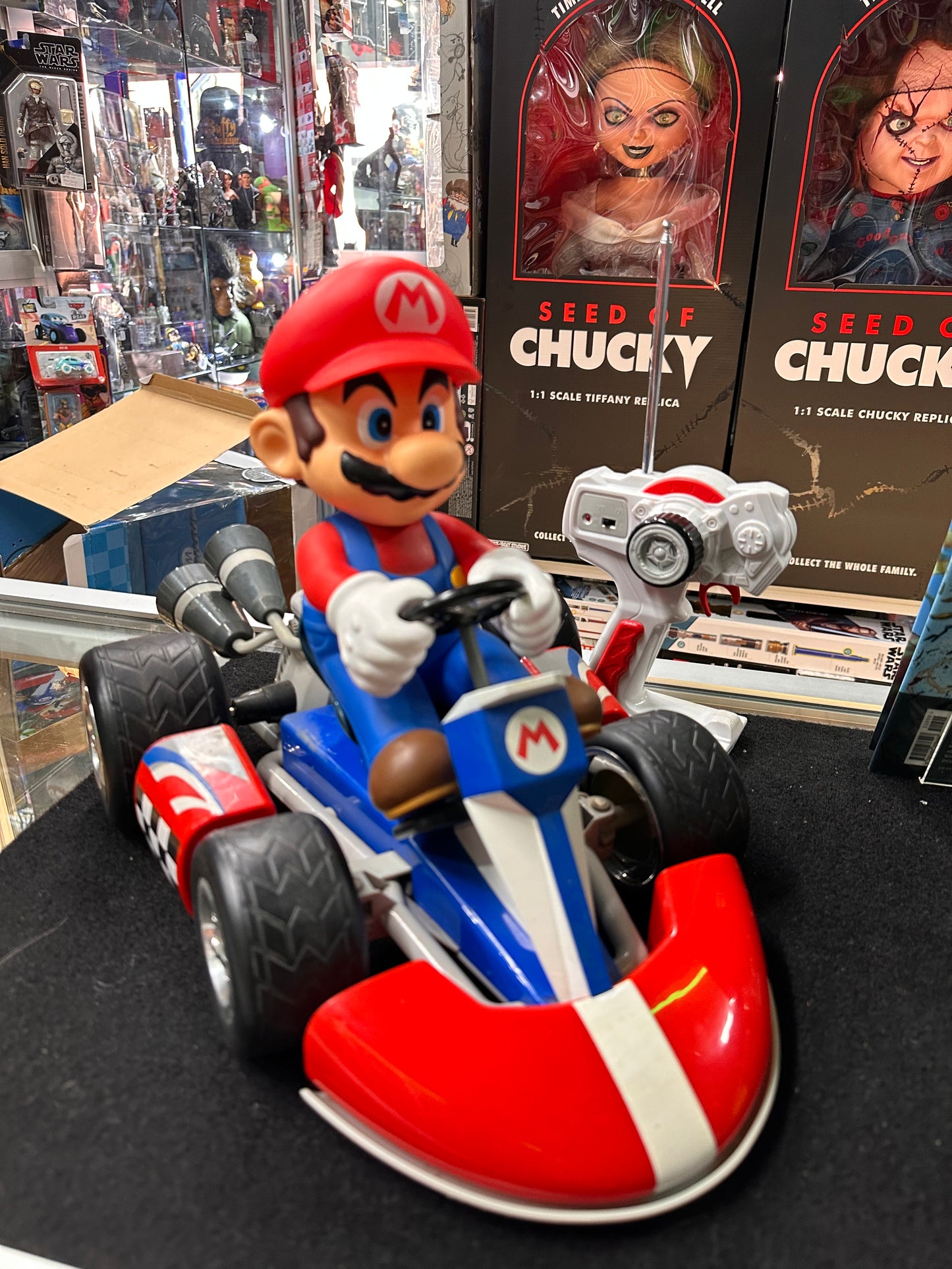 WII MARIOKART RADIO CONTROL KART WITH BOX