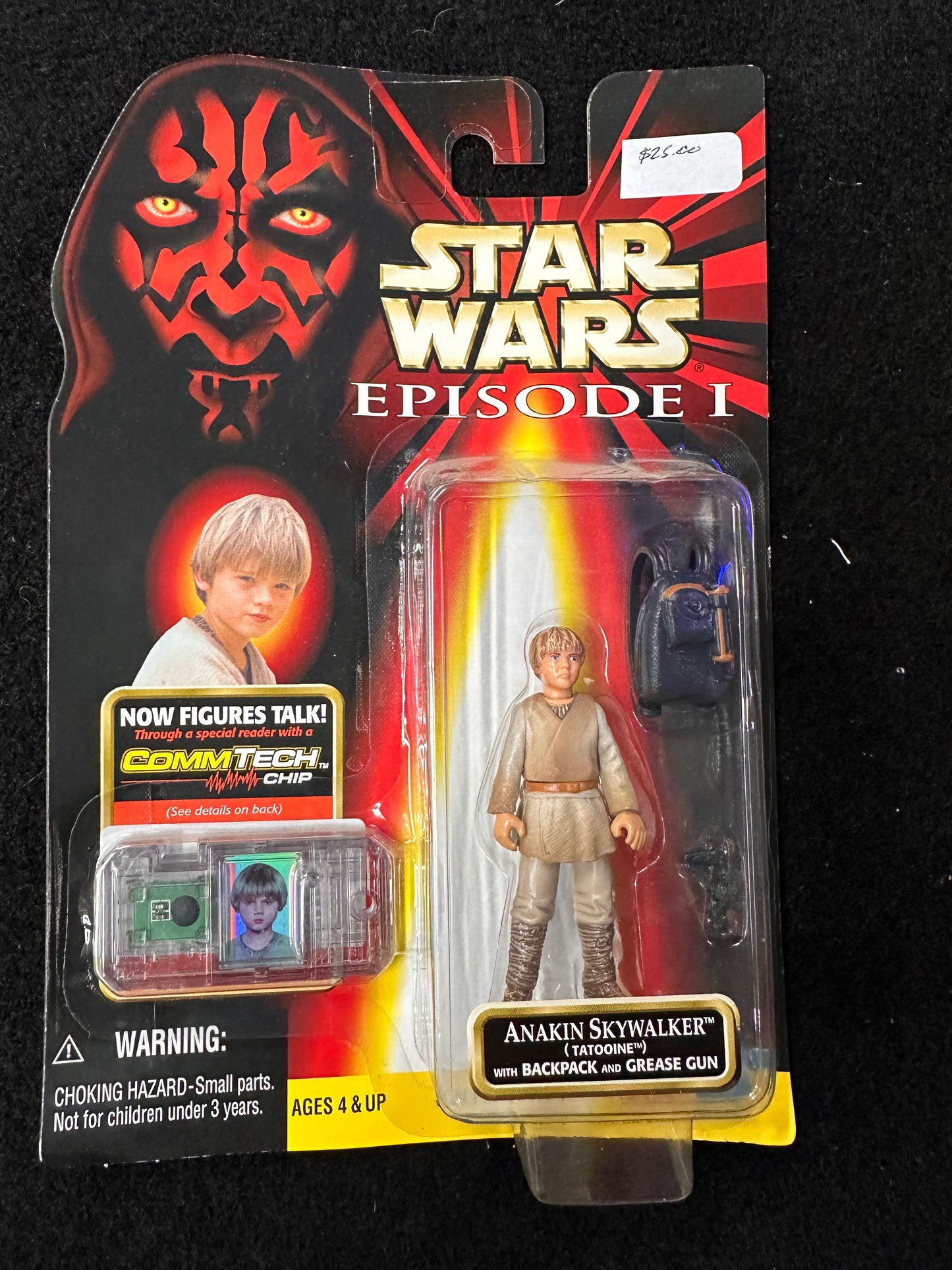 STAR WARS EPISODE 1 ANAKIN SKYWALKER TATOONIE (COMMTECH CHIP)