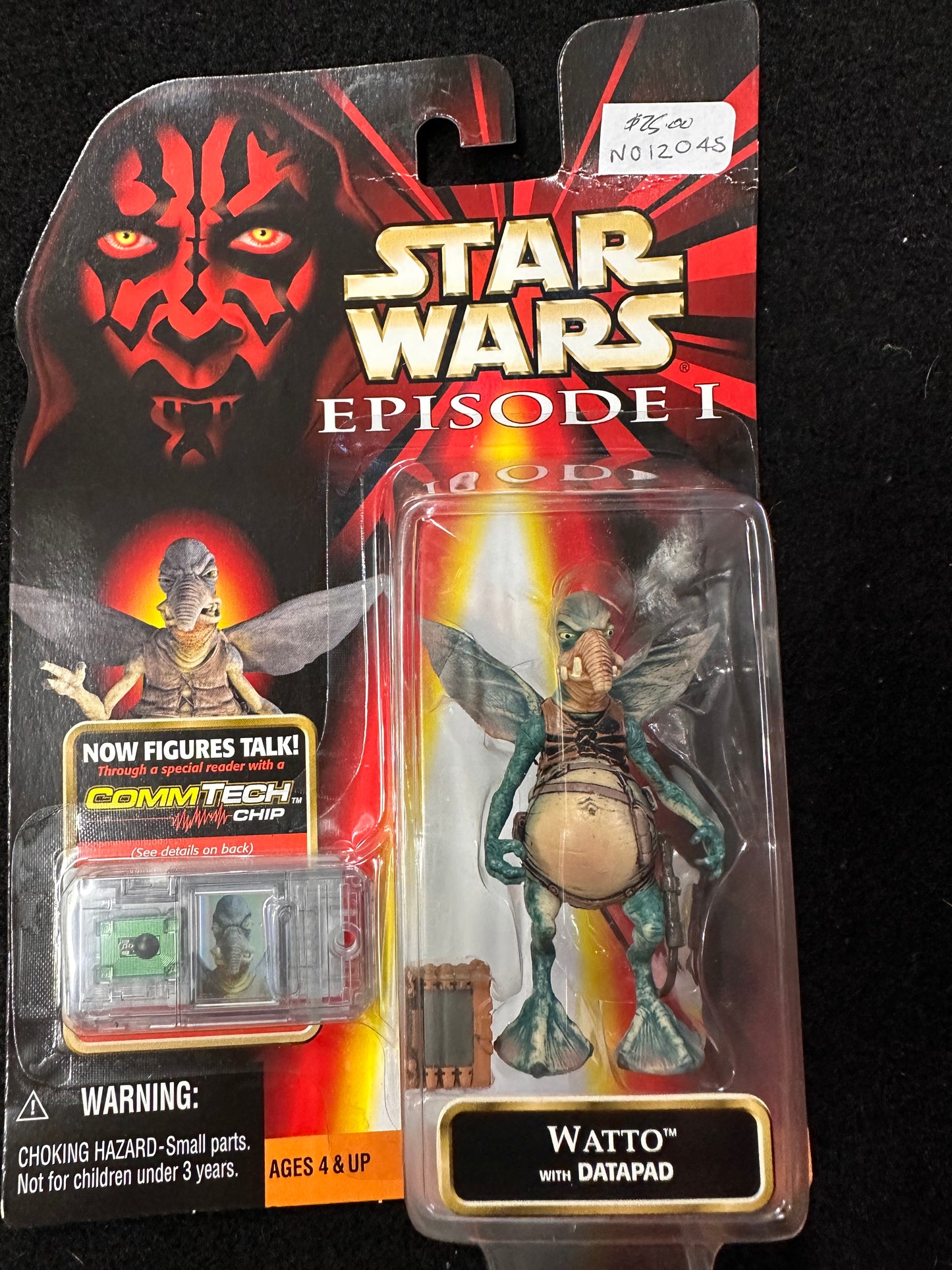 STAR WARS EPISODE 1 WATTO WITH DATAPAD (COMMTECH CHIP)