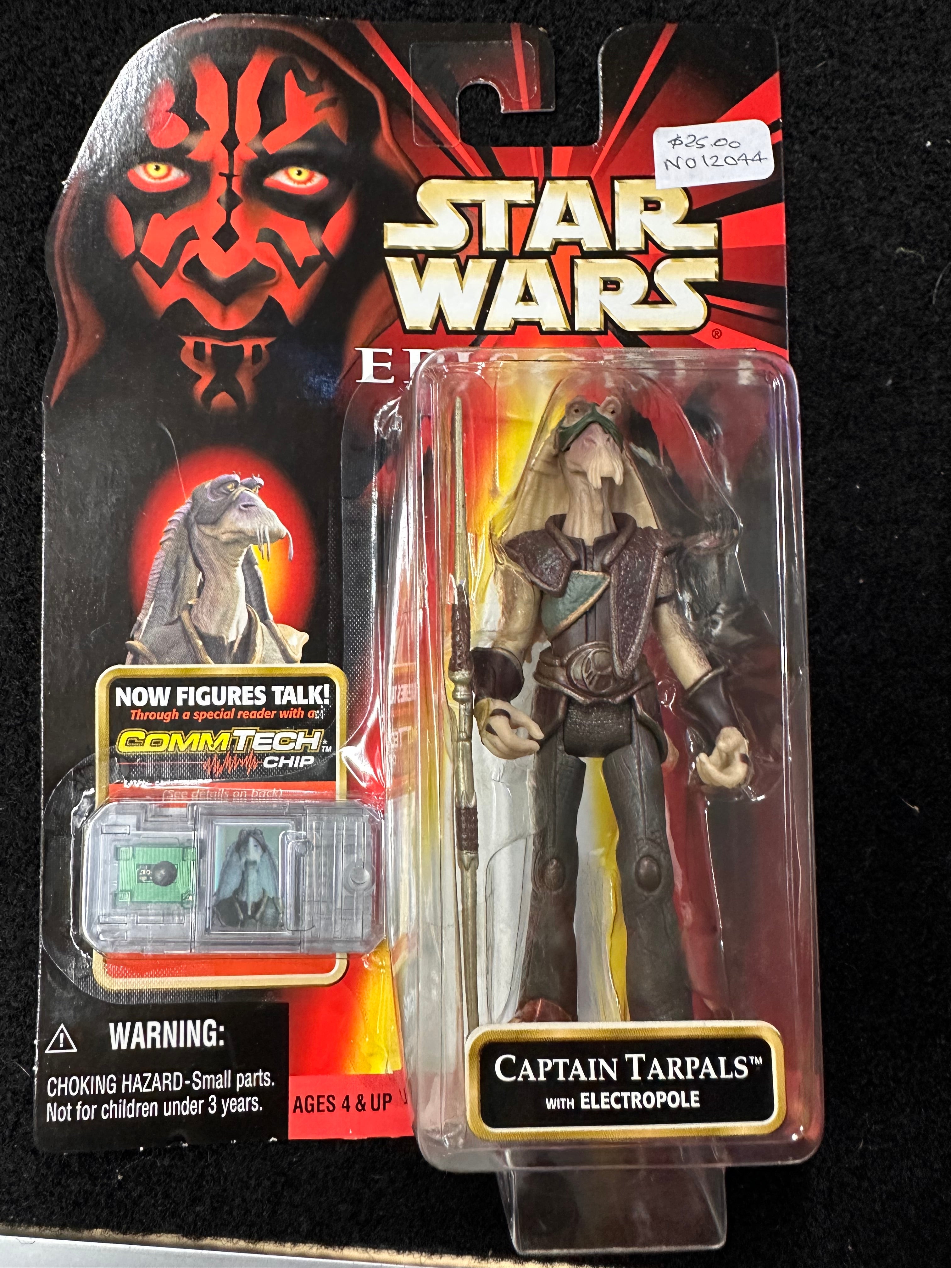 STAR WARS EPISODE 1 CAPTAIN TARPALS WITH ELECTROPOLE CHIP