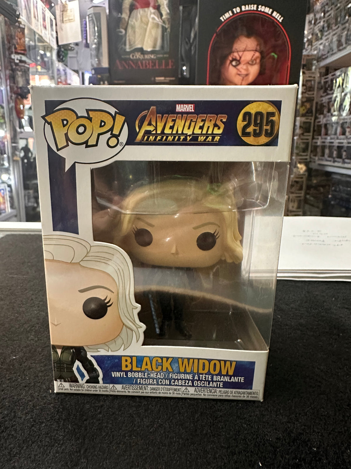 FUNKO POP AVENGERS BLACK WIDOW # 295