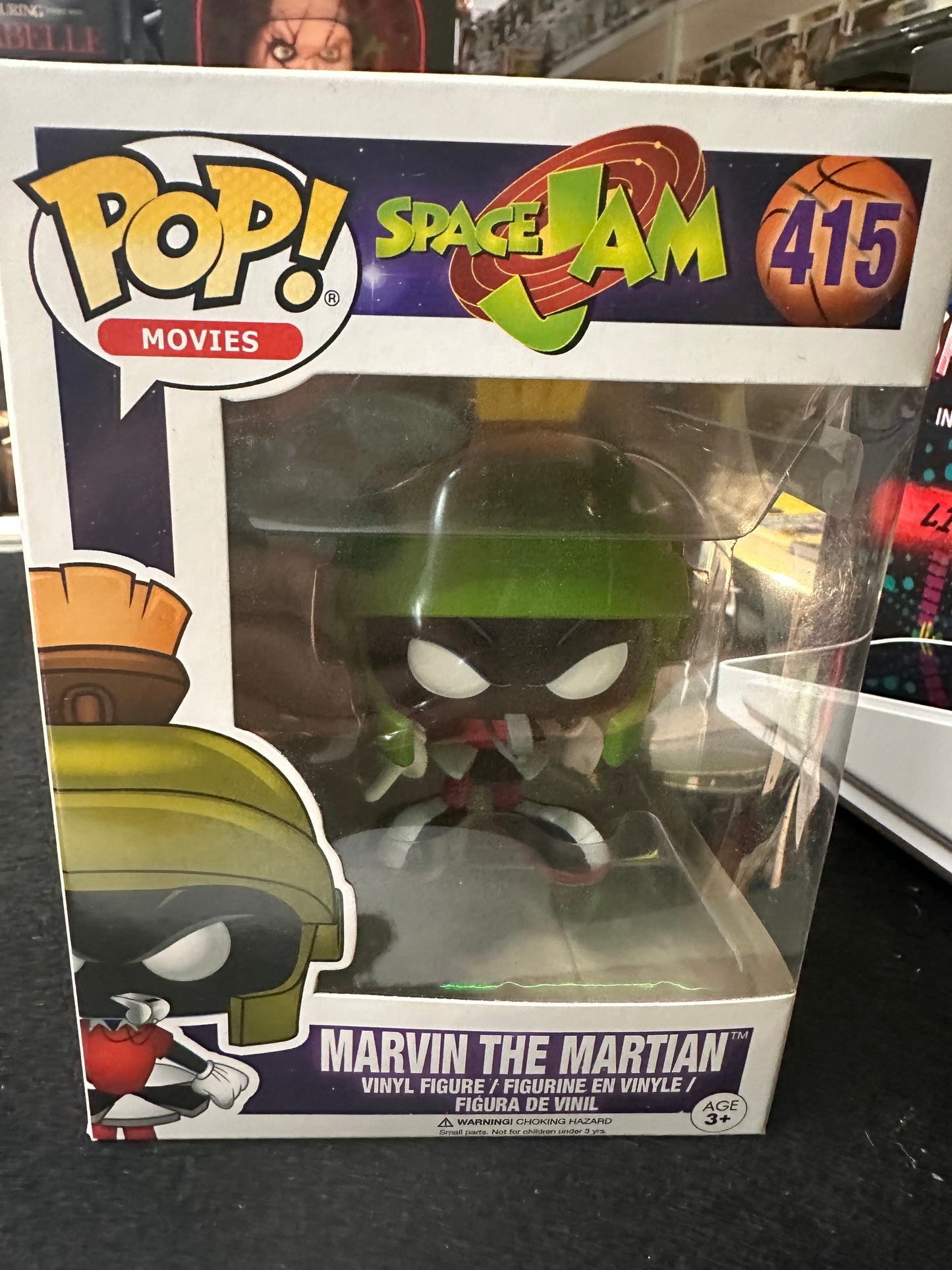 FUNKO POP SPACE JAM MARVIN THE MARTIAN # 415