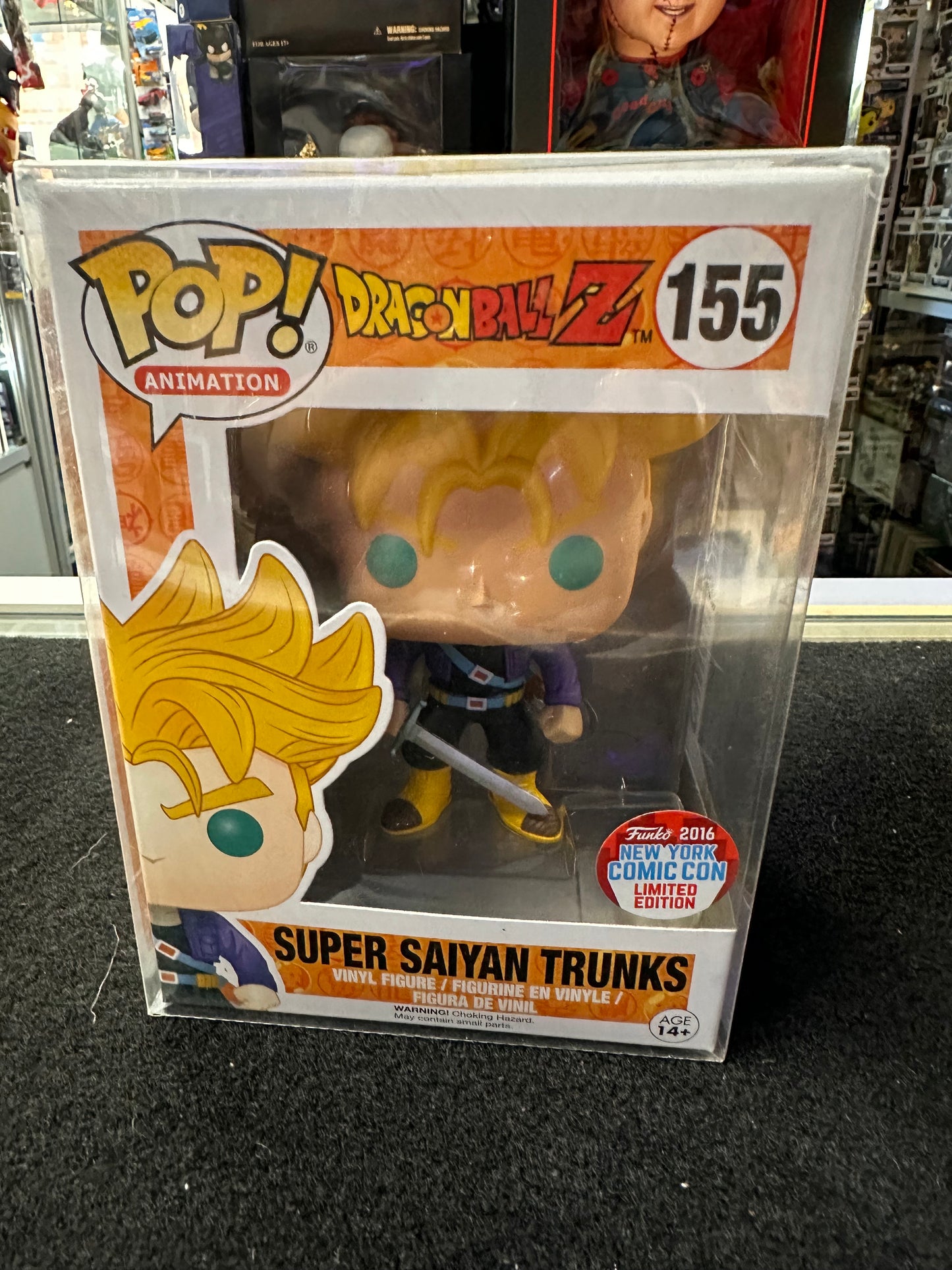 FUNKO POP DRAGON BALL Z SUPER SAIYAN TRUNKS #155