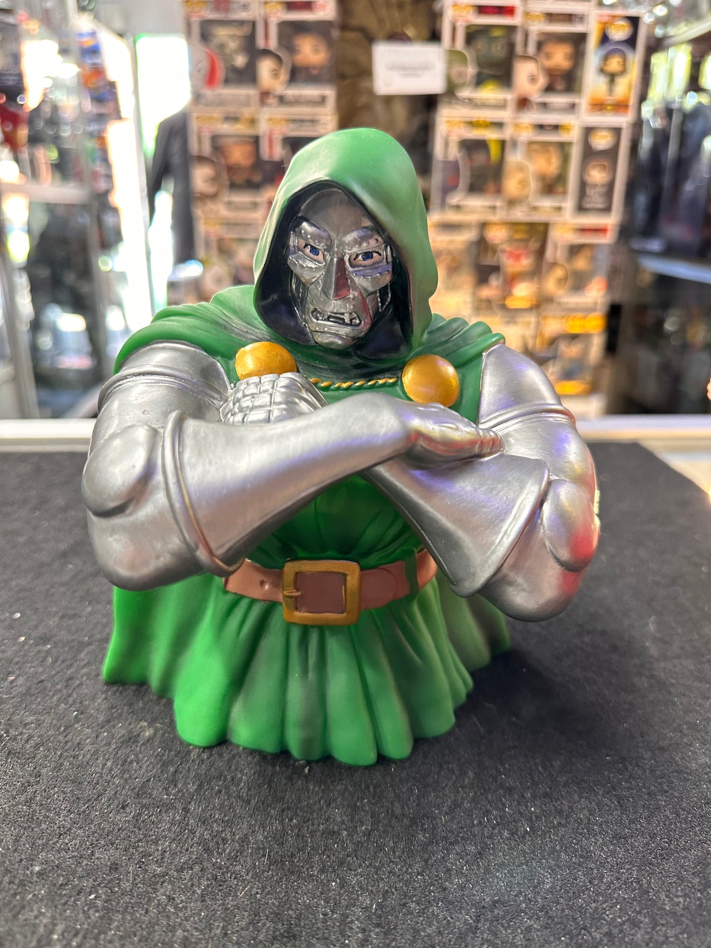 MARVEL DOCTOR DOOM BANK BUST