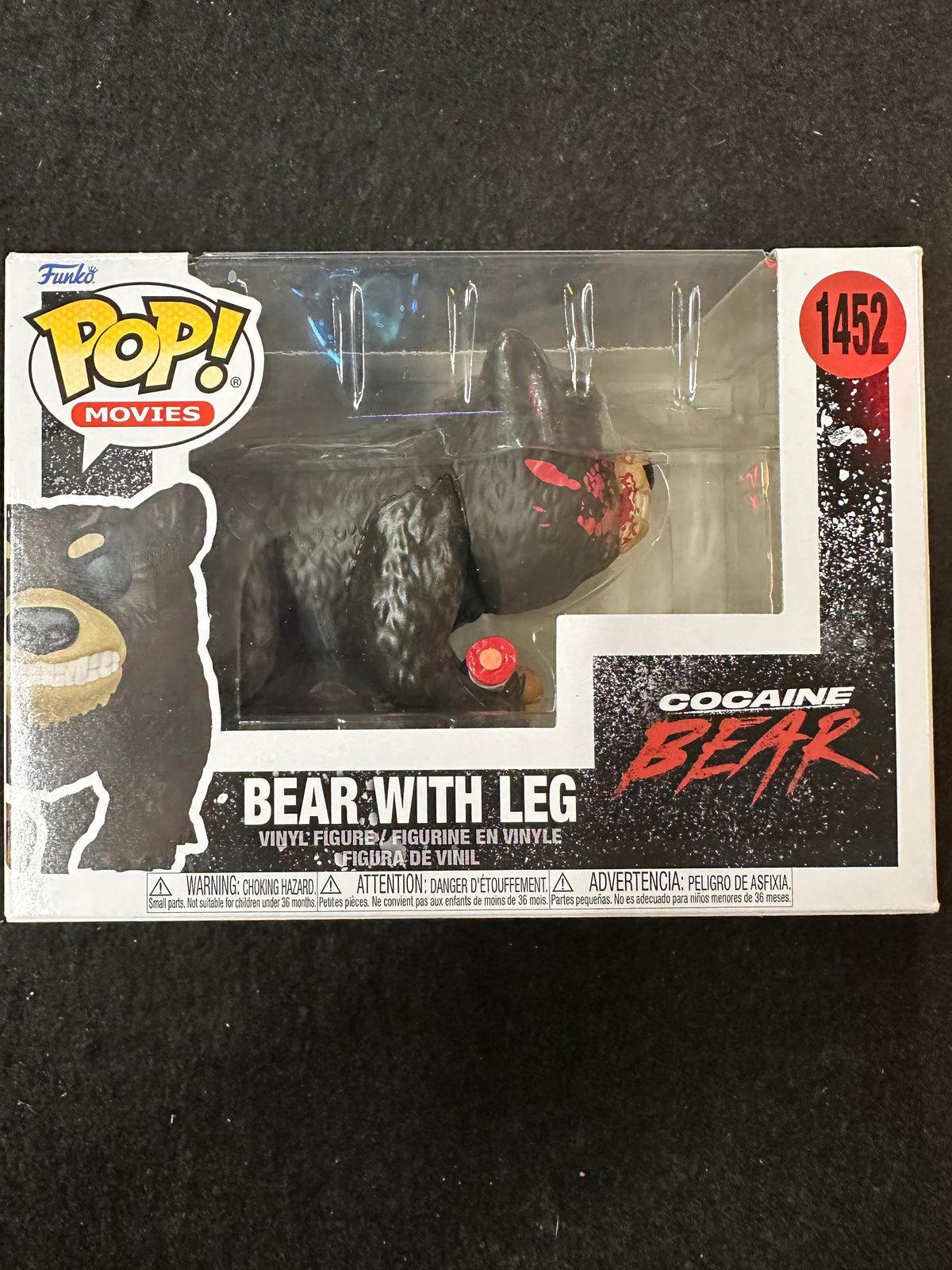 FUNKO POP COCAINE BEAR - BEAR WITH A LEG #1452