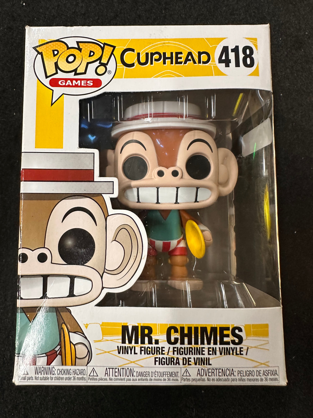 FUNKO POP CUPHEAD MR. CHIMES # 418