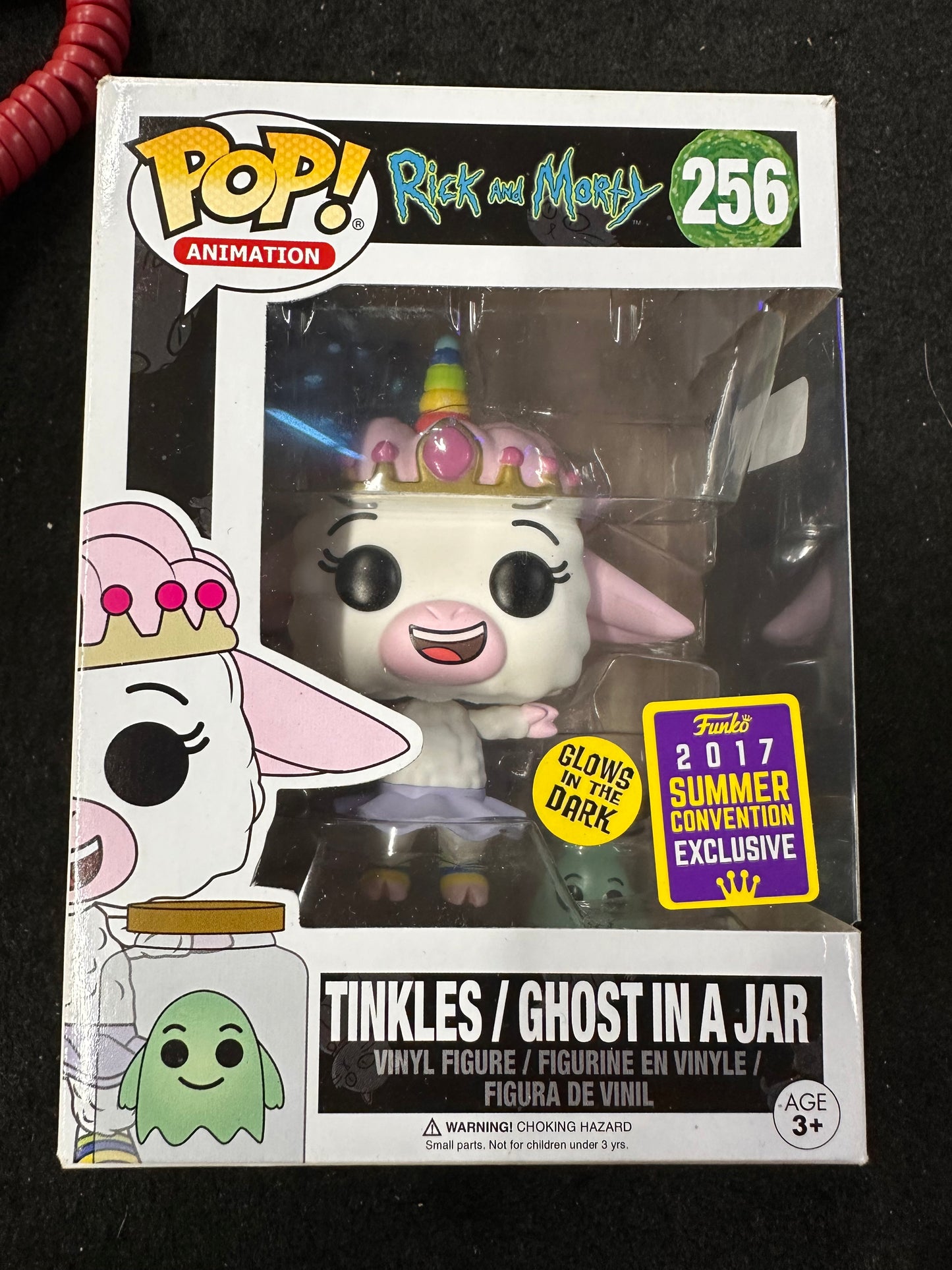 FUNKO POP RICK AND MORTY TINKLES/GHOST IN JAR 2017 SUMMER EXCLUSIVE #256