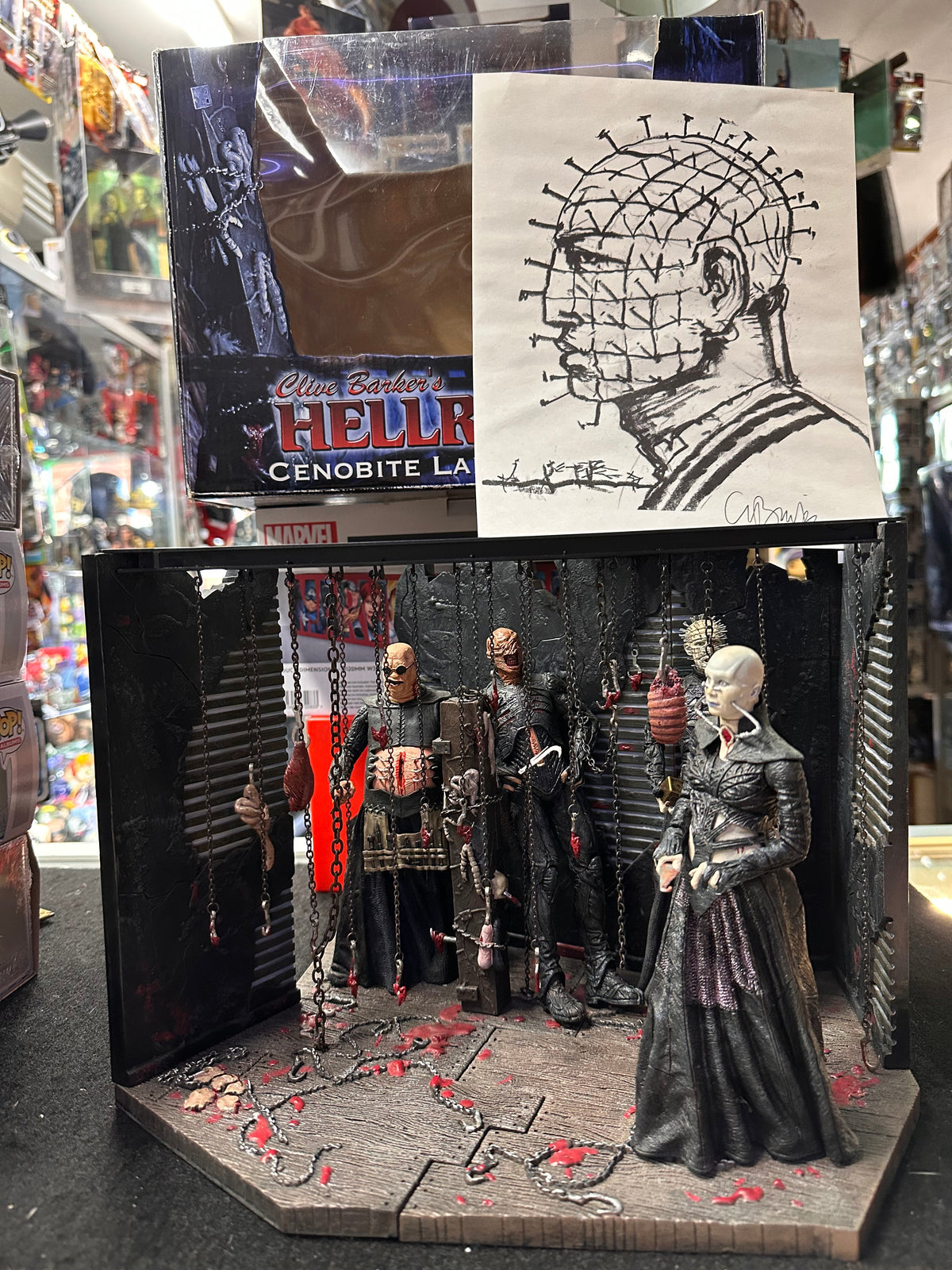 CLIVE BARKER HELLRAISER CENOBITE LAIR BOX SET (RARE)
