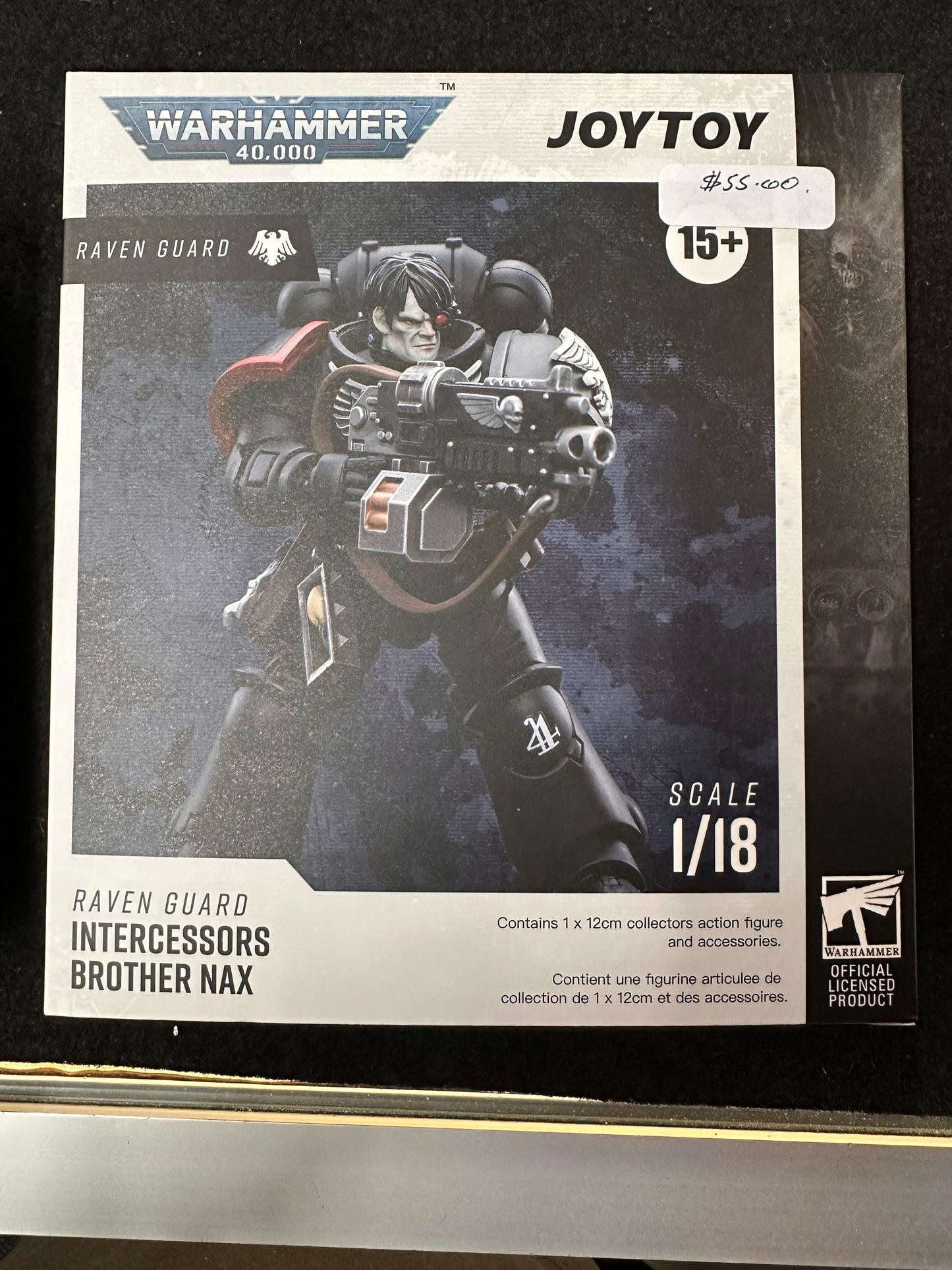WARHAMMER 40,000 RAVEN GUARD JOY TOY INTERCESSORS BROTHER NAX 1/18 SCALE