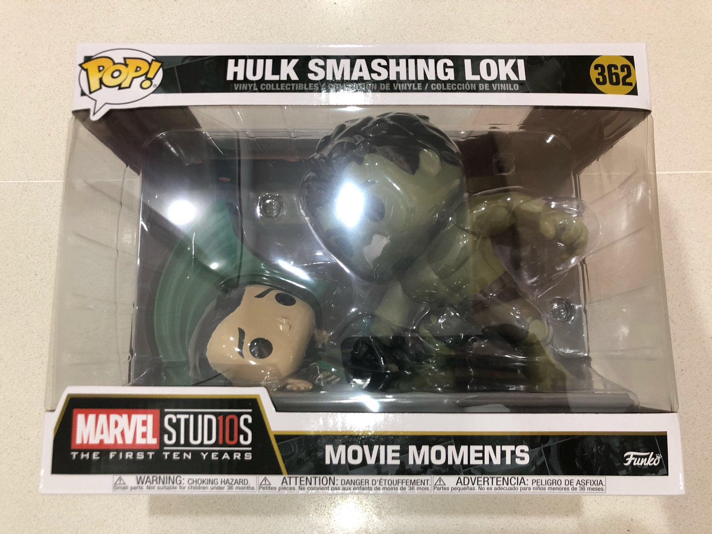 Funko POP! Movie Moments Hulk Smashing Loki Exclusive Vinyl #362 - N06877