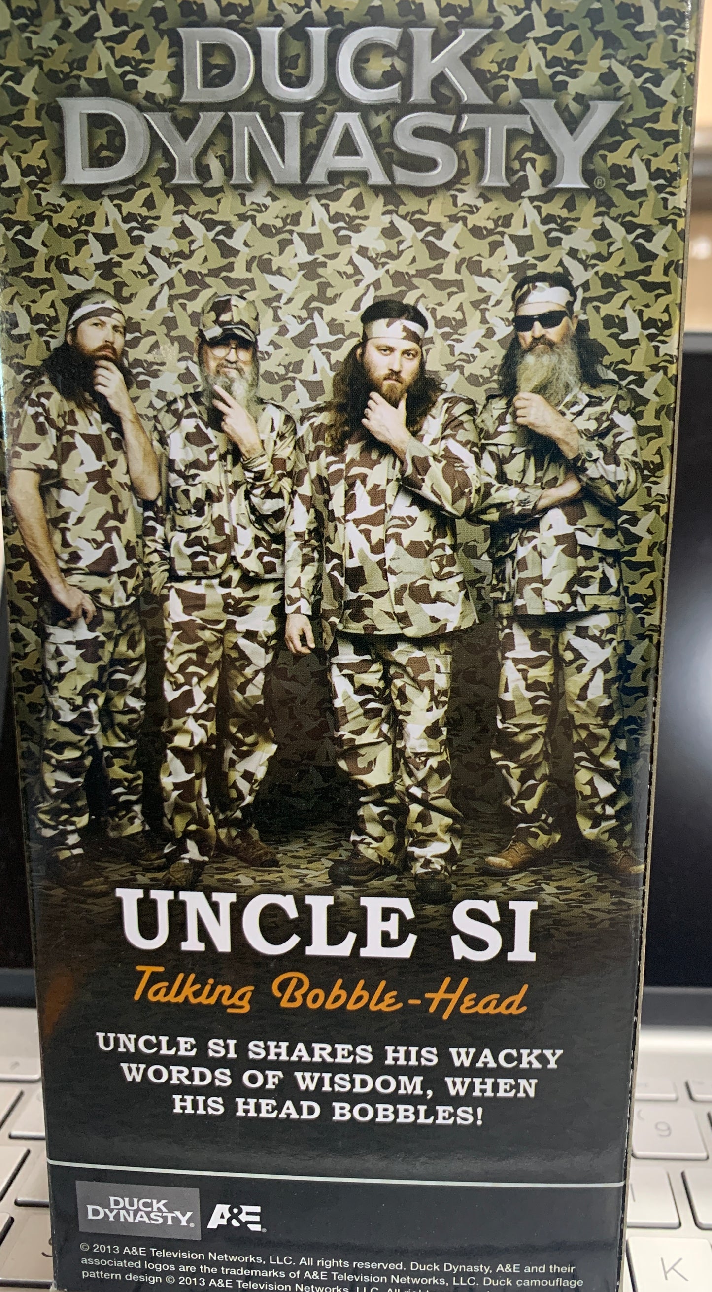 Wacky wobbler talking bobble head duck dynasty uncle SI