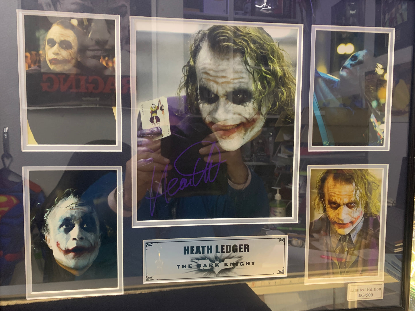 Heath Ledger the dark knight limited edition 453/500 signed