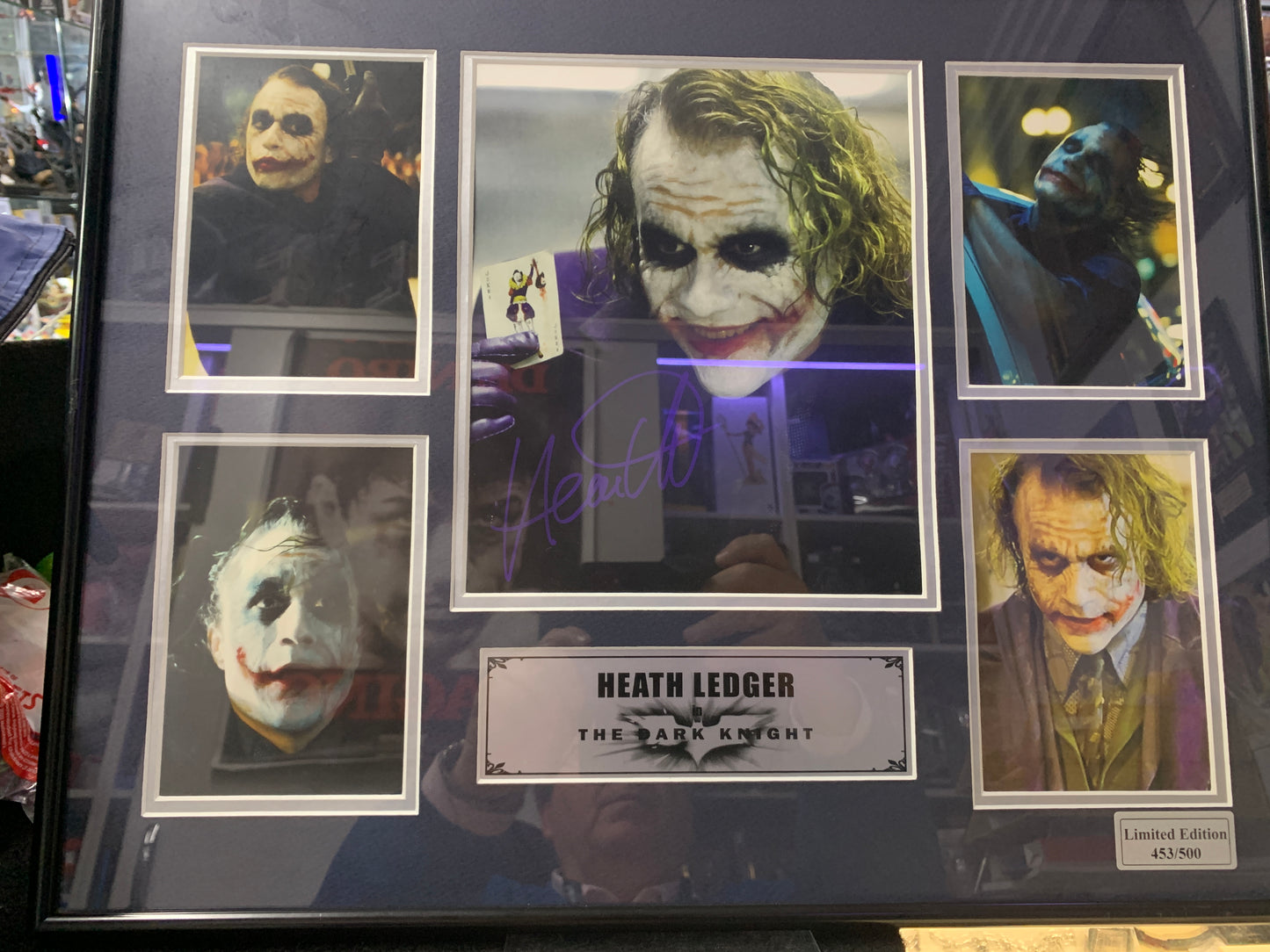 Heath Ledger the dark knight limited edition 453/500 signed