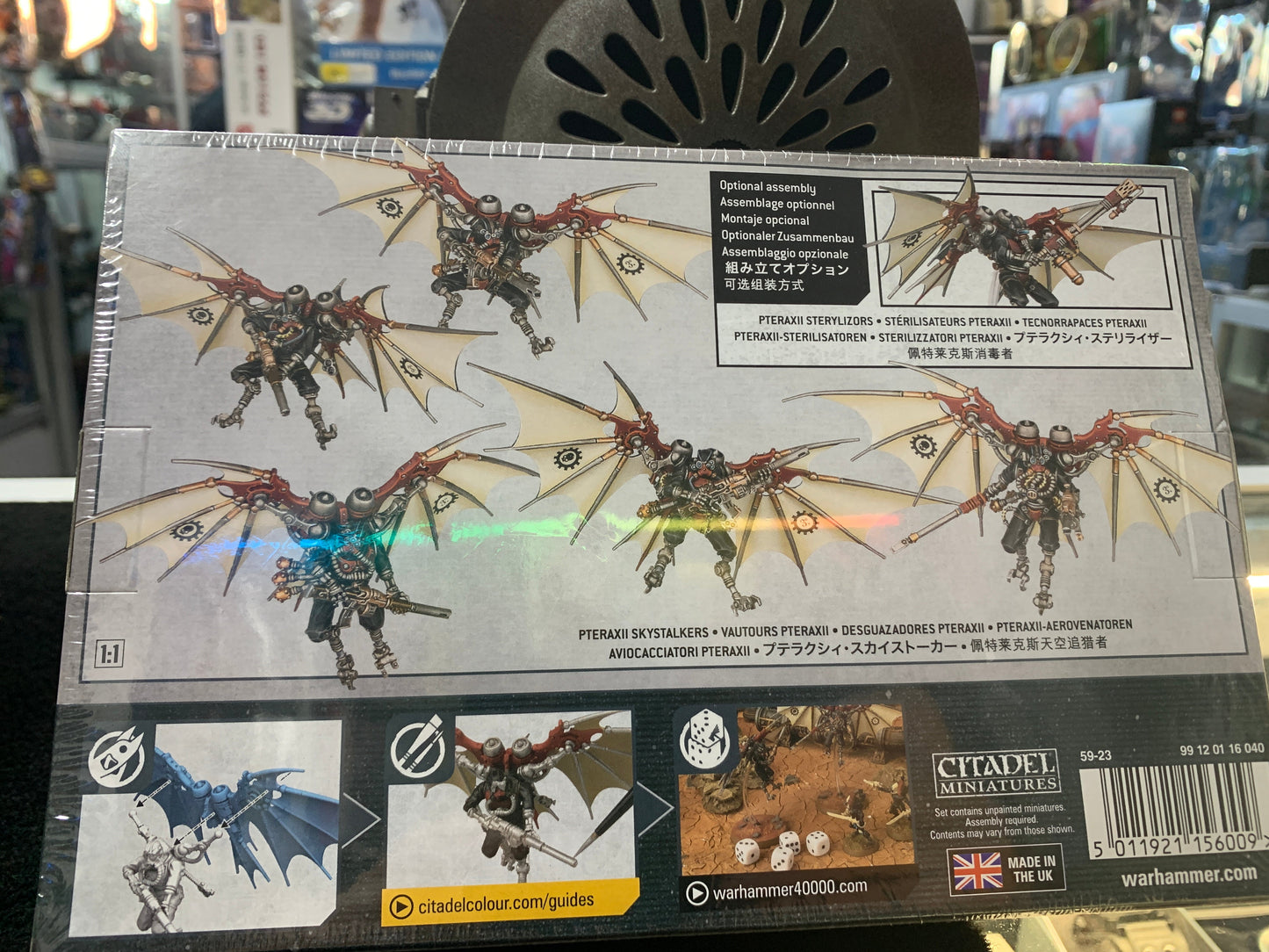 Warhammer 40.000 Adeptus Mechanicus Pteraxii Captain Comics and Collectables Pty Ltd